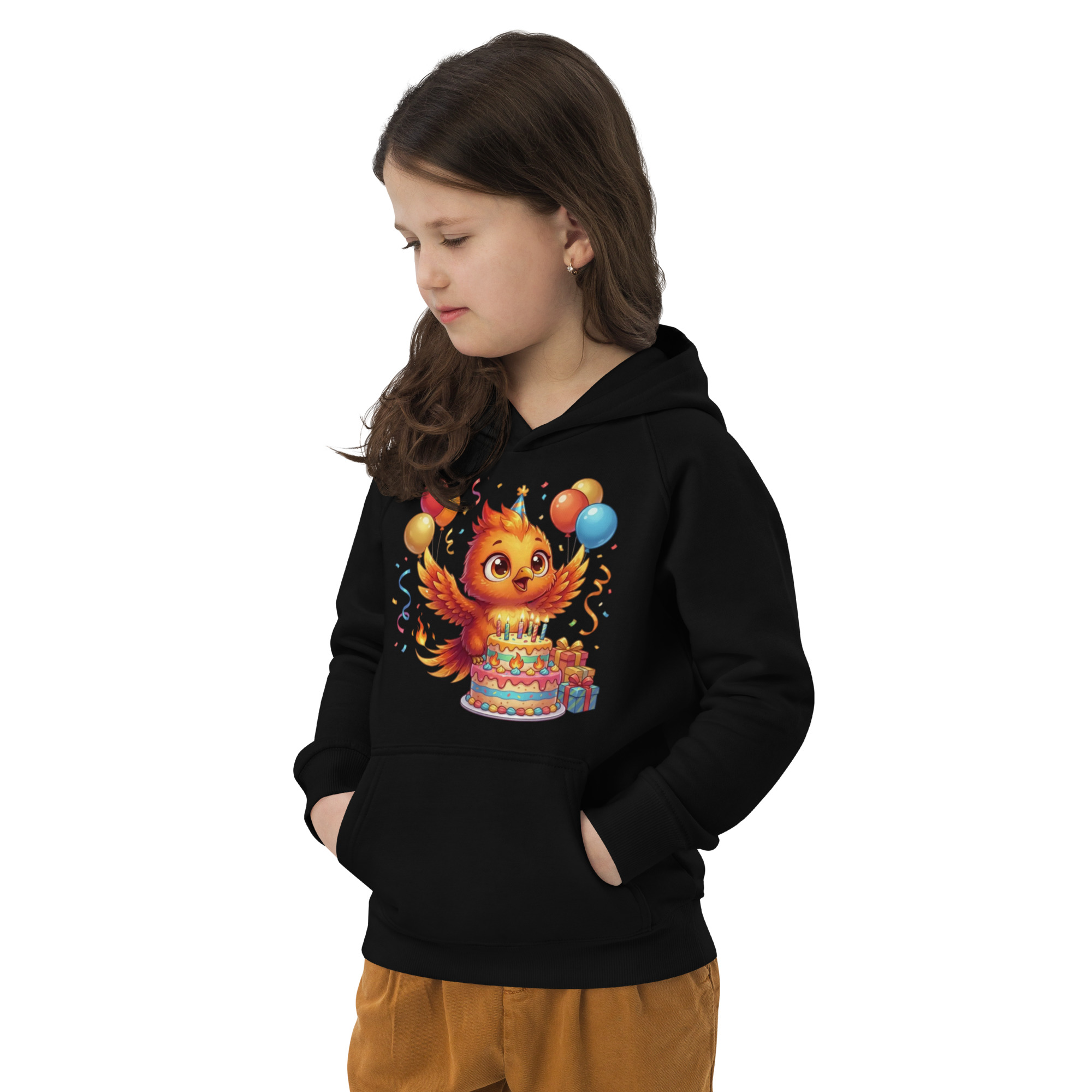 Sweat à capuche écologique pour enfants BABY PHOENIX L'ANNIVERSAIRE – Image 7