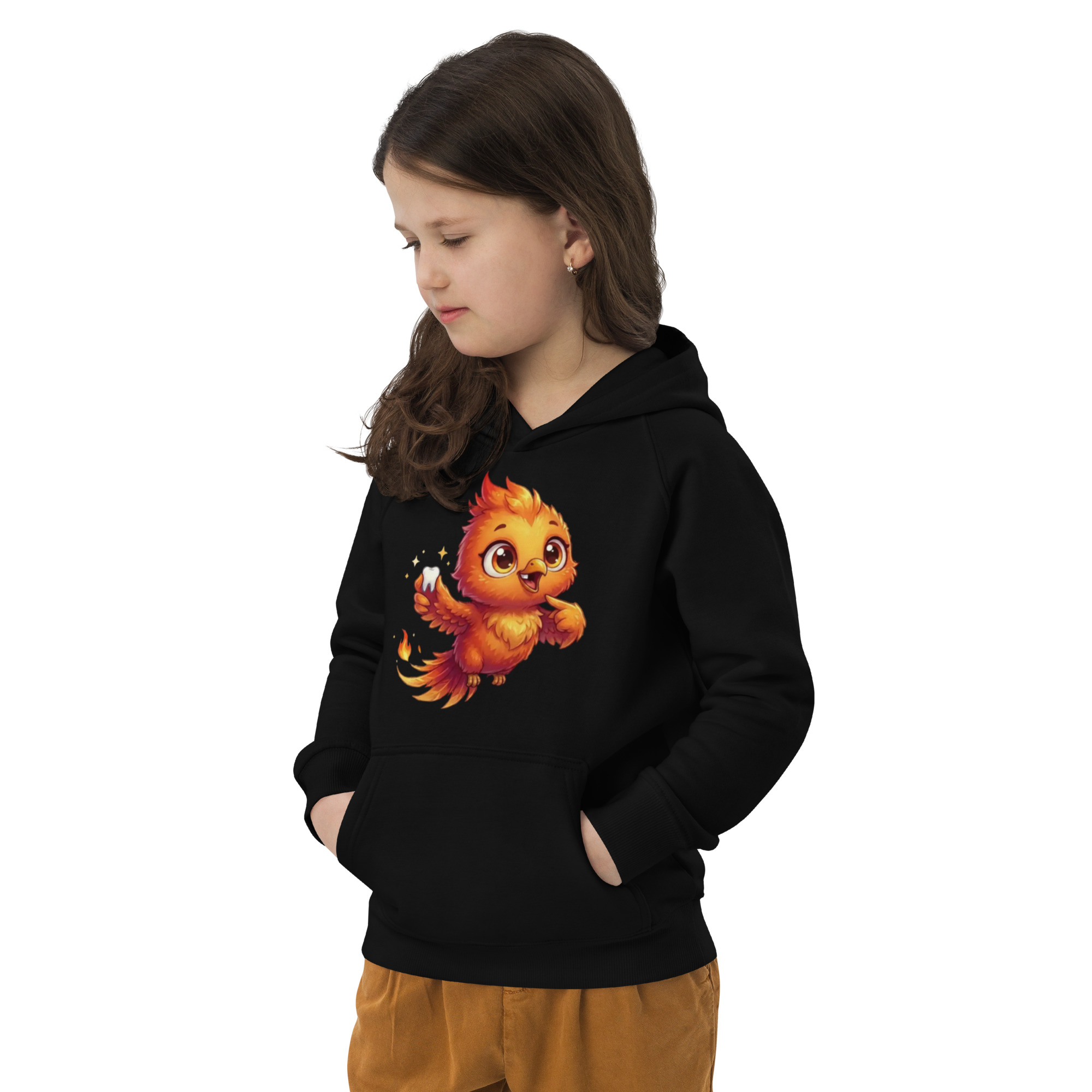 Sweat à capuche écologique pour enfants BABY PHOENIX LA PREMIÈRE DENT – Image 7