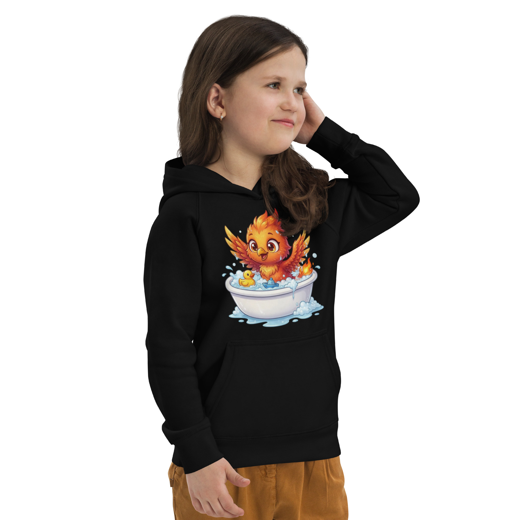 Sweat à capuche écologique pour enfants BABY PHOENIX LE BAIGNEUR – Image 4