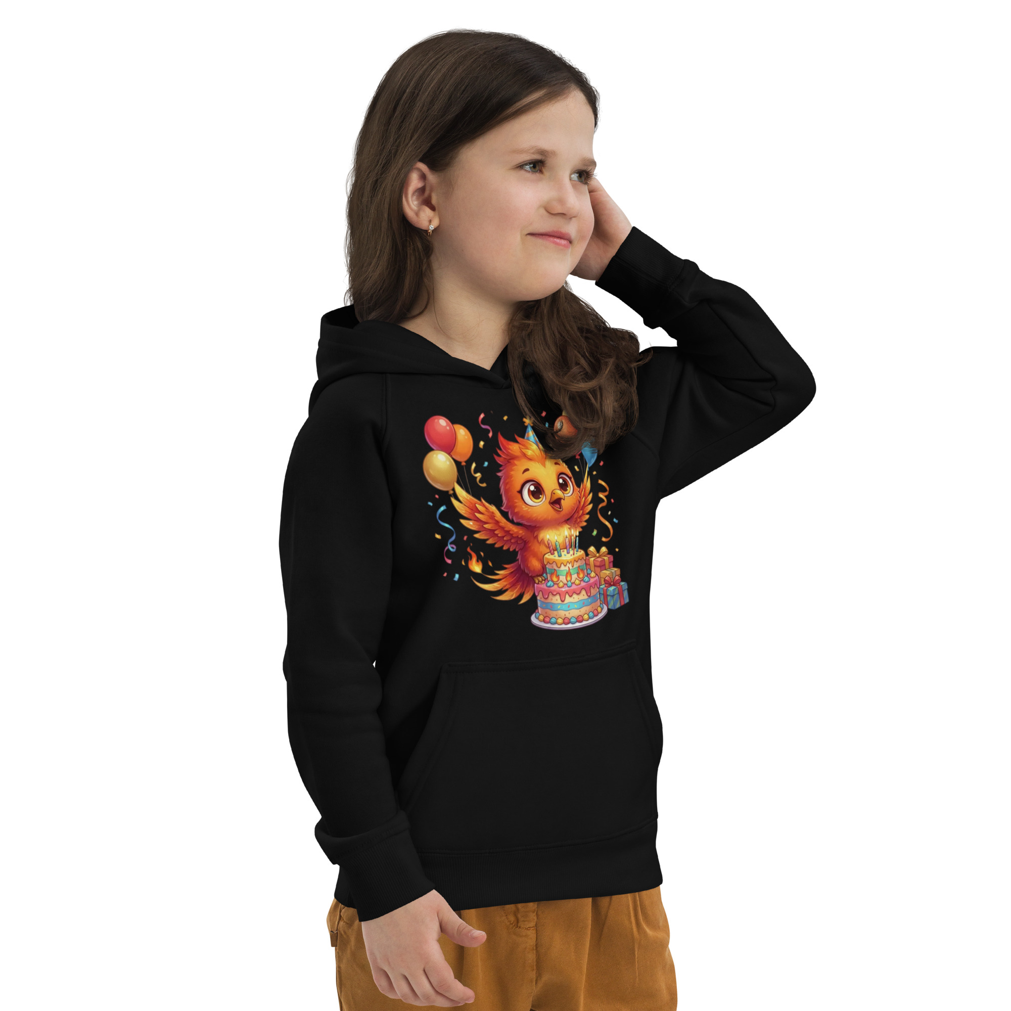 Sweat à capuche écologique pour enfants BABY PHOENIX L'ANNIVERSAIRE – Image 4