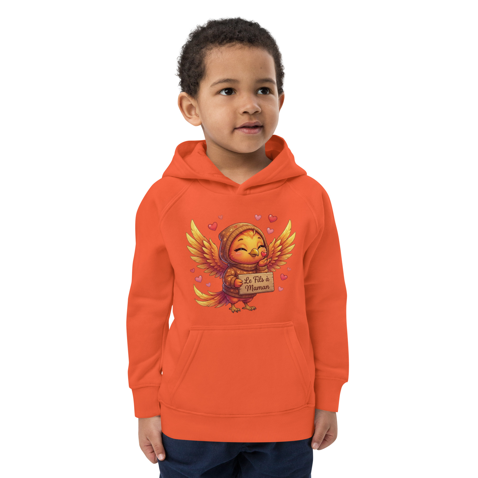 Sweat à capuche écologique pour enfants BABY PHOENIX LE FILS À MAMAN – Image 3