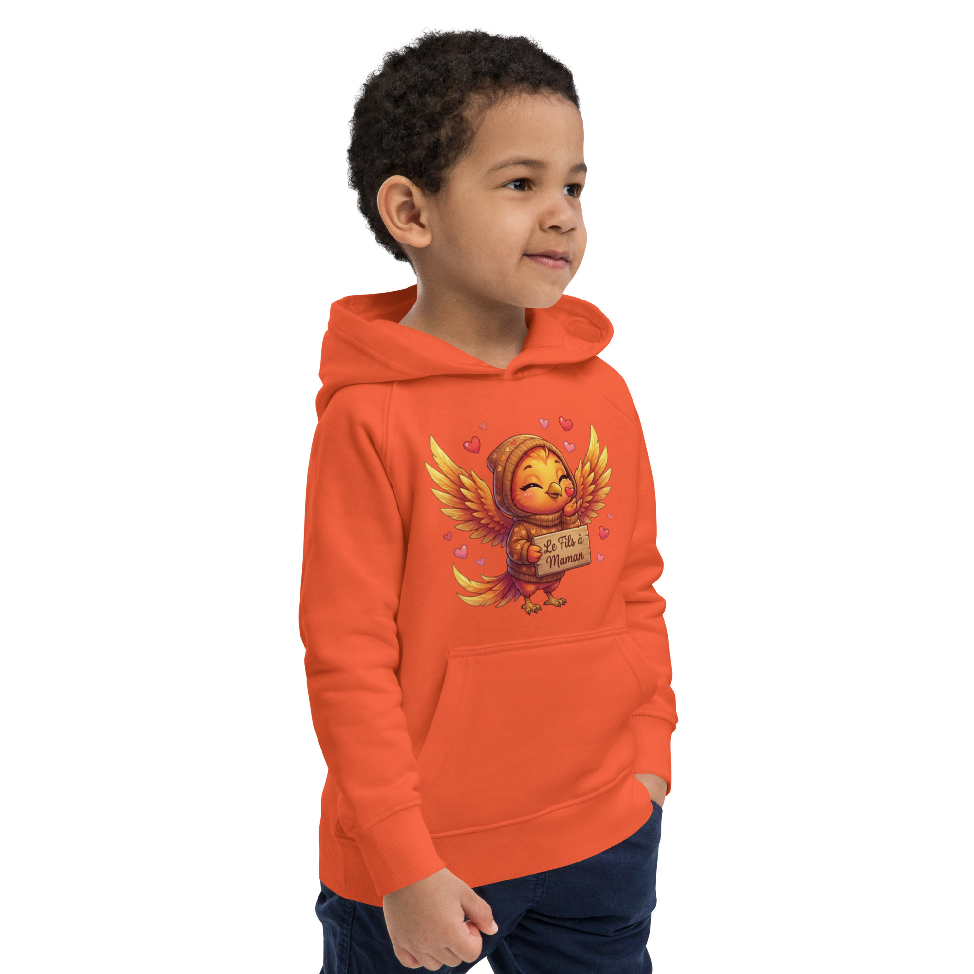 Sweat à capuche écologique pour enfants BABY PHOENIX LE FILS À MAMAN – Image 6