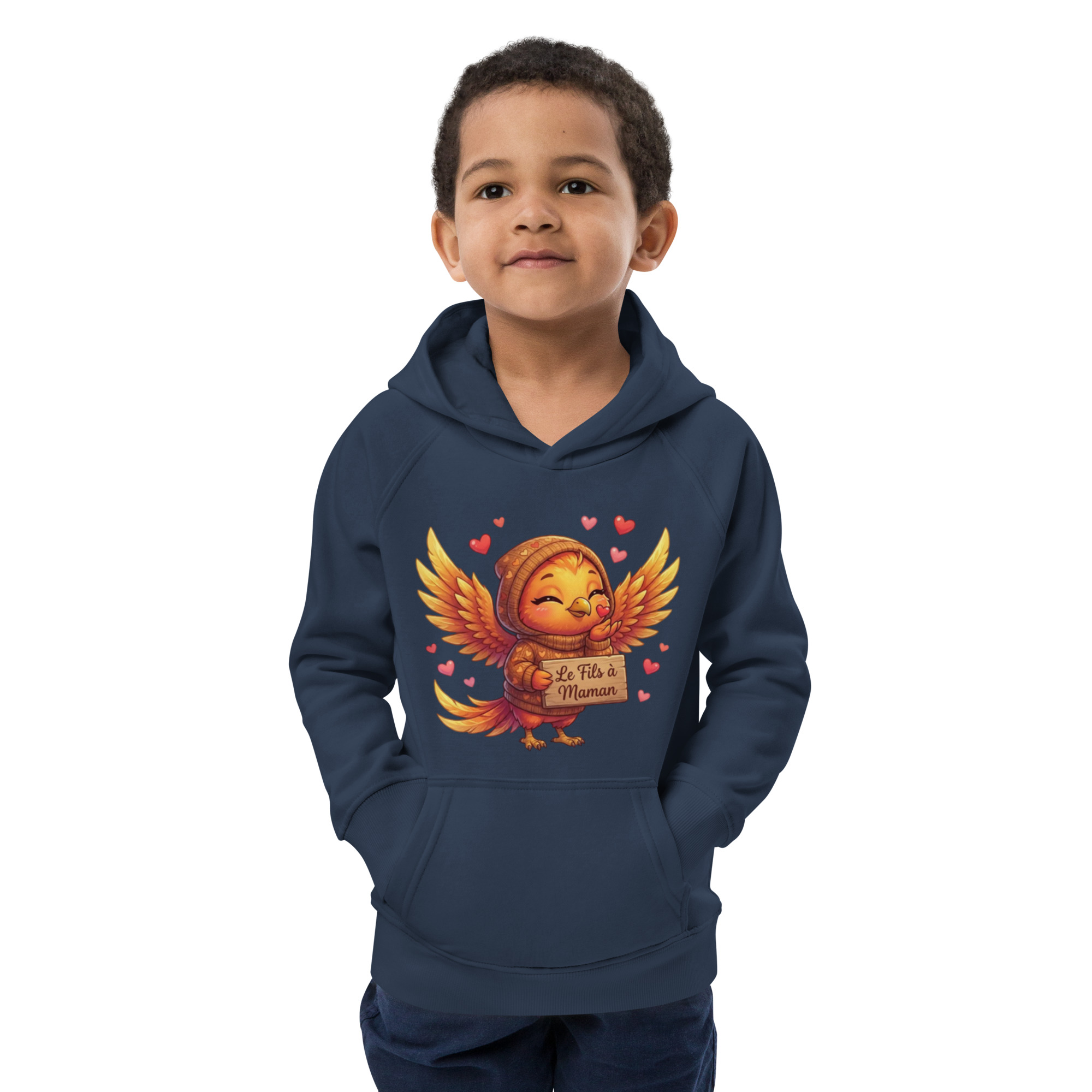 Sweat à capuche écologique pour enfants BABY PHOENIX LE FILS À MAMAN – Image 11