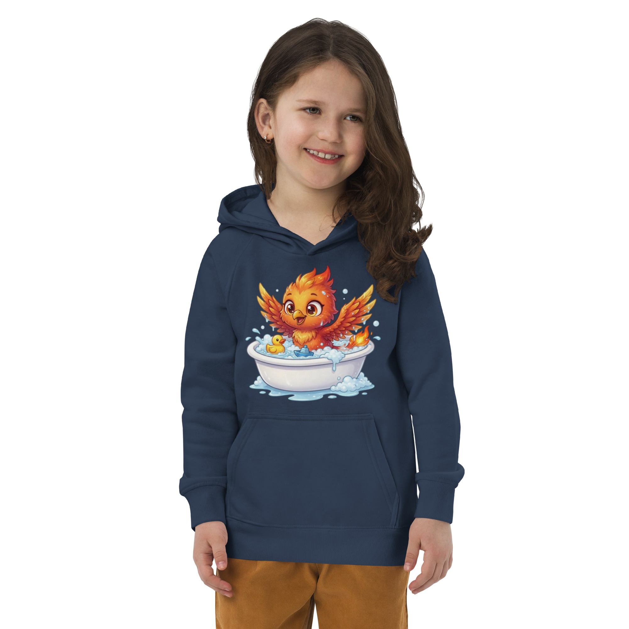 Sweat à capuche écologique pour enfants BABY PHOENIX LE BAIGNEUR – Image 2
