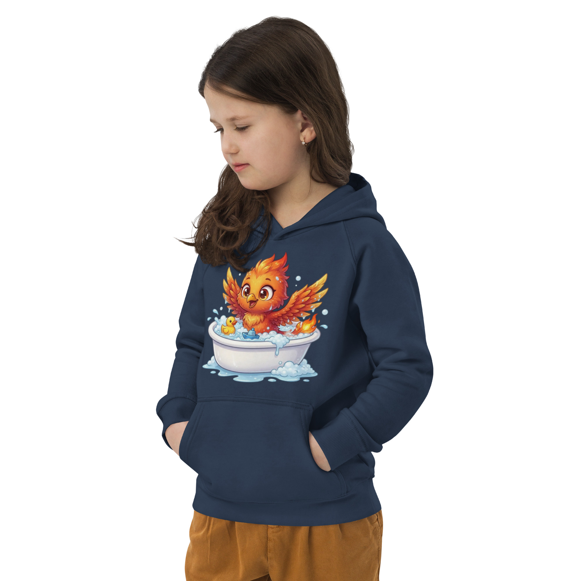 Sweat à capuche écologique pour enfants BABY PHOENIX LE BAIGNEUR – Image 8