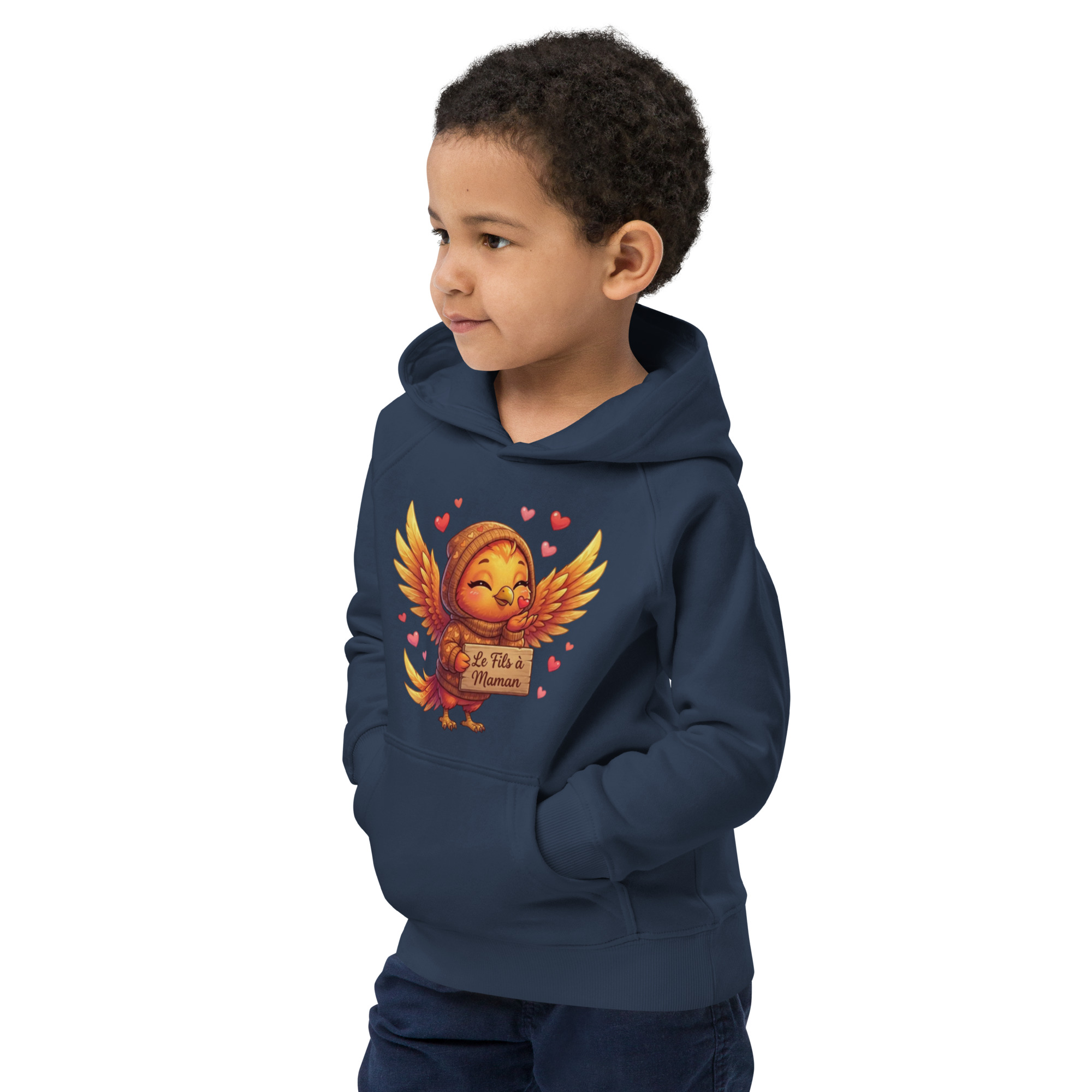 Sweat à capuche écologique pour enfants BABY PHOENIX LE FILS À MAMAN – Image 8