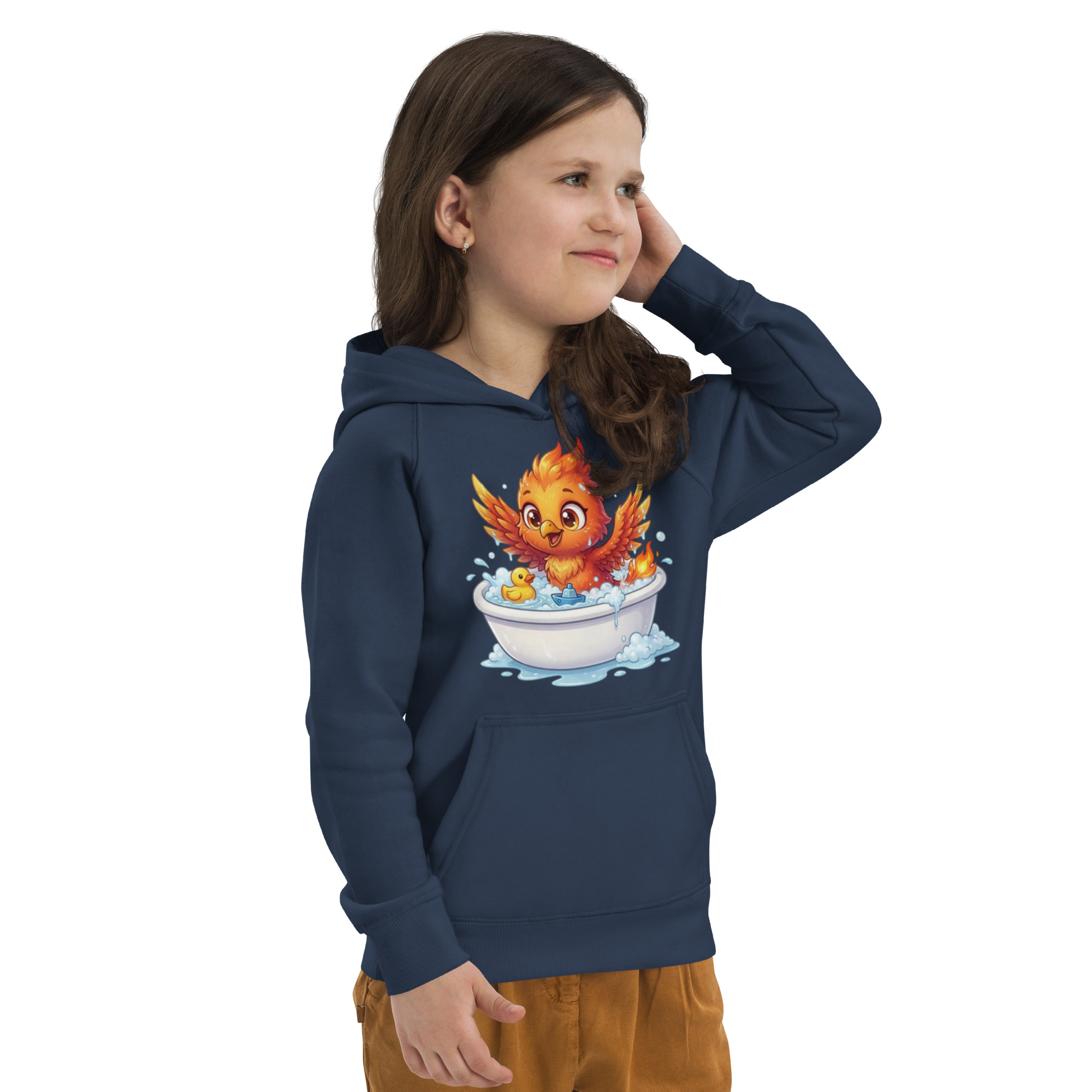 Sweat à capuche écologique pour enfants BABY PHOENIX LE BAIGNEUR – Image 5