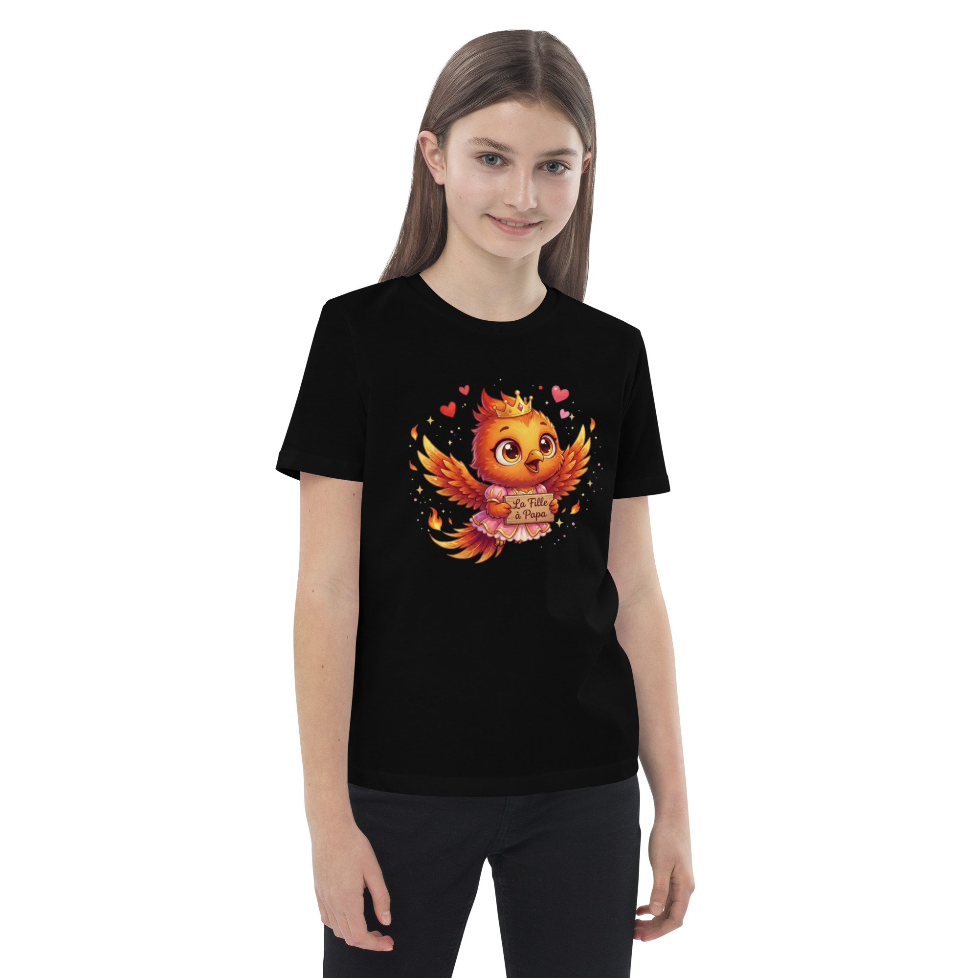T-shirt en coton bio enfant BABY PHOENIX LA FILLE À PAPA – Image 4