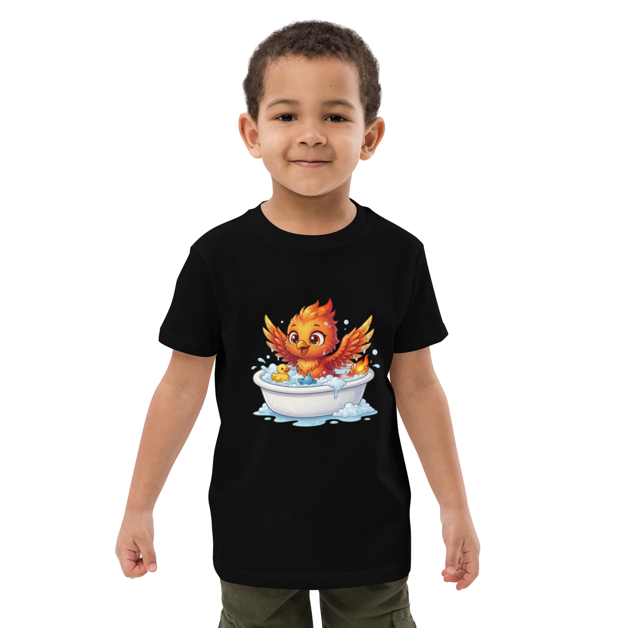 T-shirt en coton bio enfant BABY PHOENIX LE BAIGNEUR