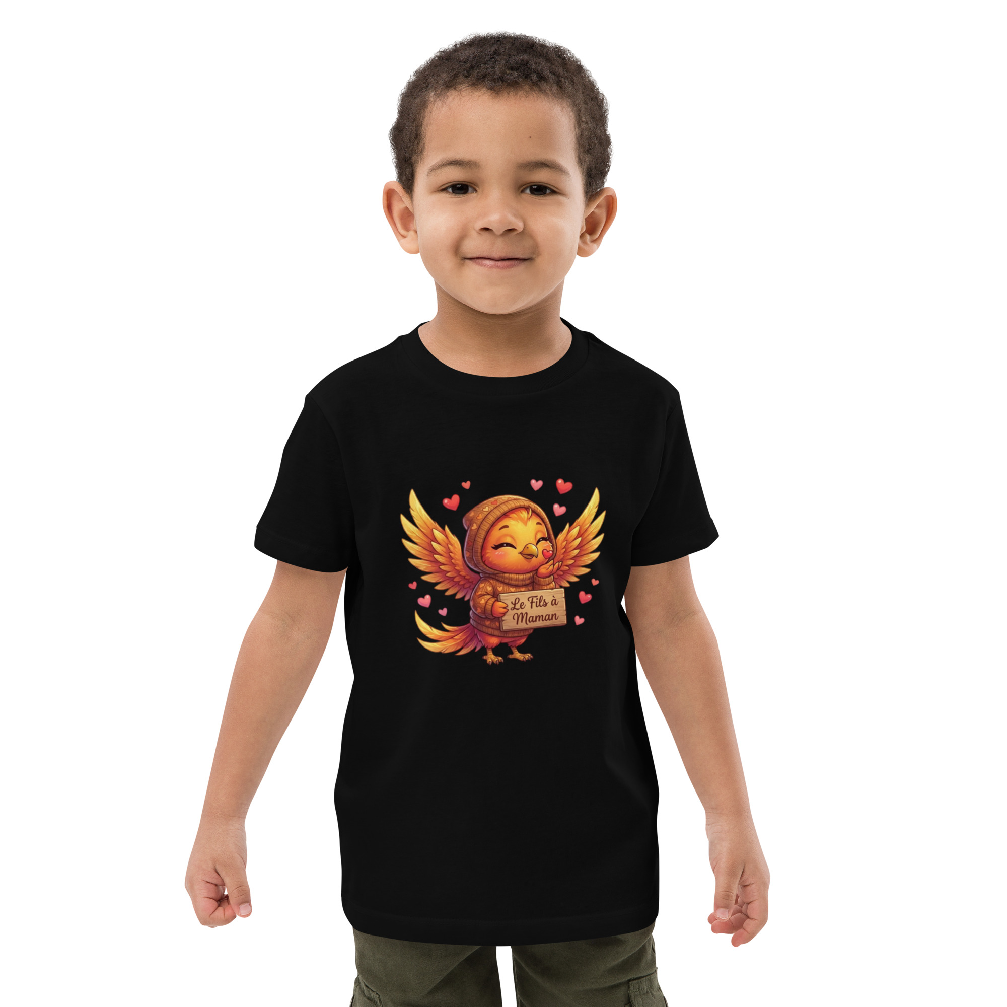 T-shirt en coton bio enfant BABY PHOENIX LE FILS À MAMAN