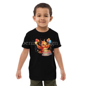T-shirt en coton bio enfant BABY PHOENIX L'ANNIVERSAIRE