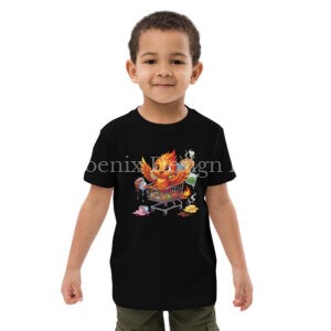 T-shirt en coton bio enfant BABY PHOENIX FAIT LES COURSES