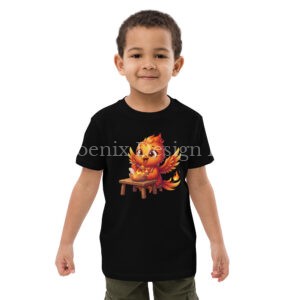T-shirt en coton bio enfant BABY PHOENIX À TABLE