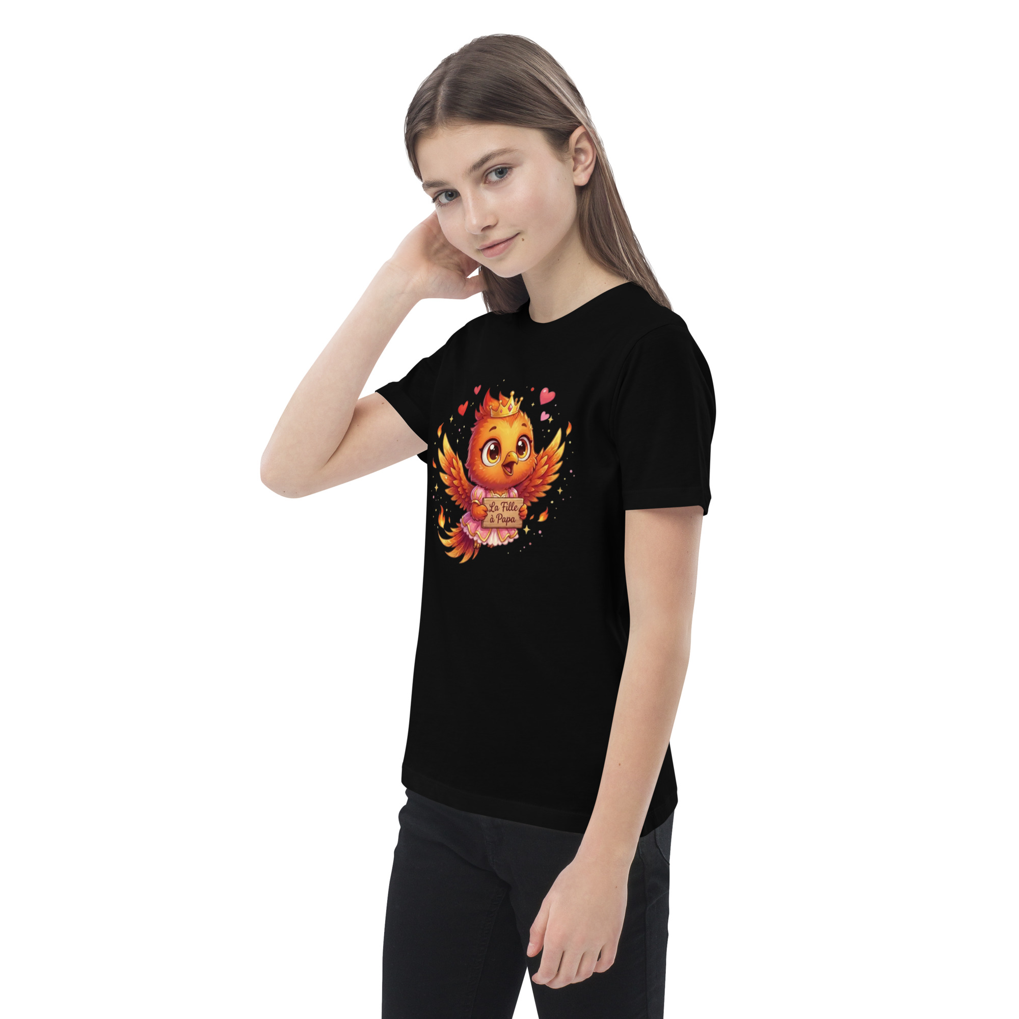 T-shirt en coton bio enfant BABY PHOENIX LA FILLE À PAPA – Image 10