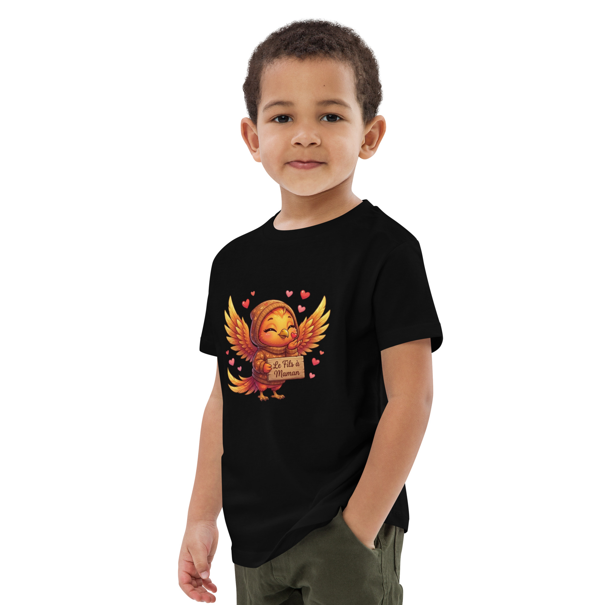 T-shirt en coton bio enfant BABY PHOENIX LE FILS À MAMAN – Image 7
