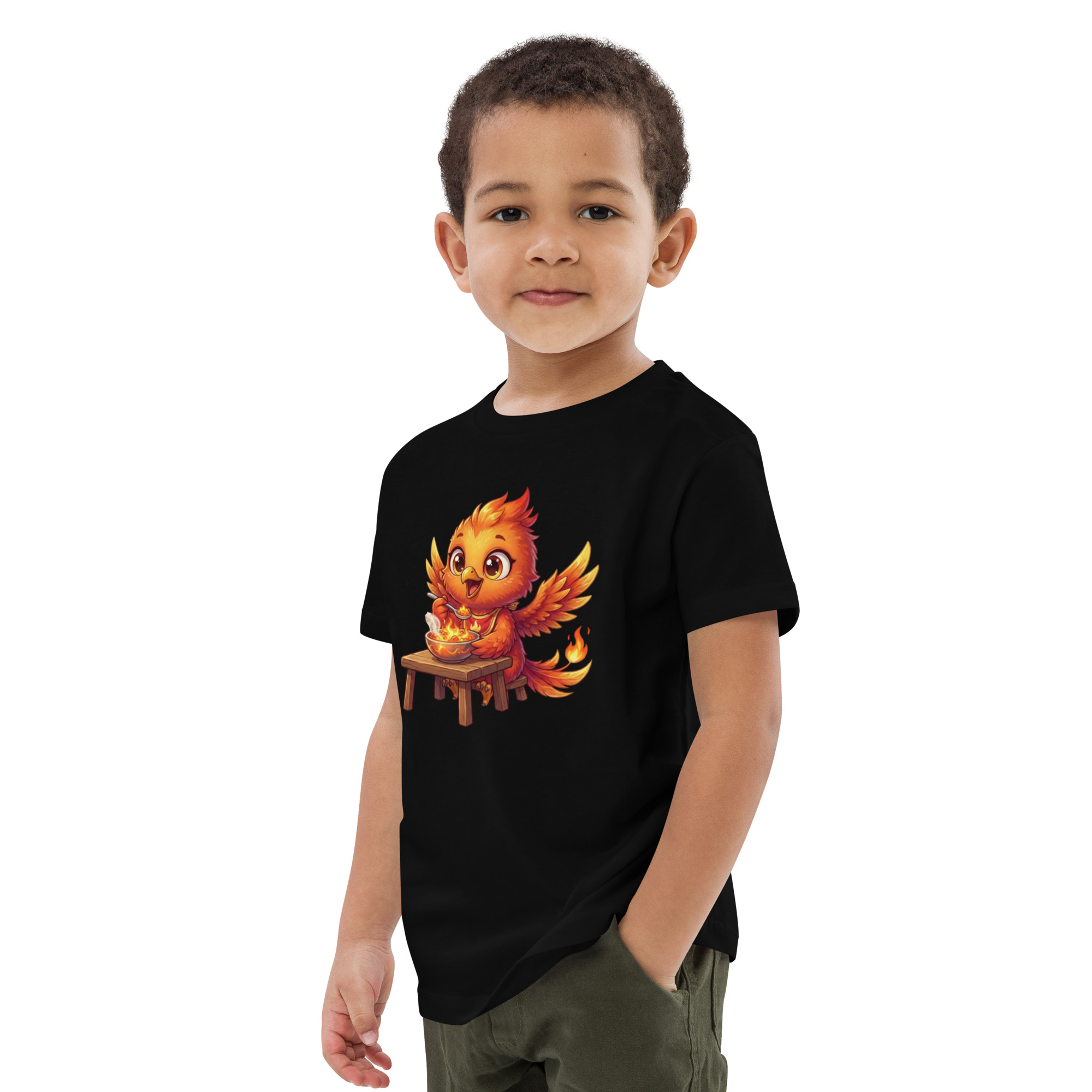 T-shirt en coton bio enfant BABY PHOENIX À TABLE – Image 7