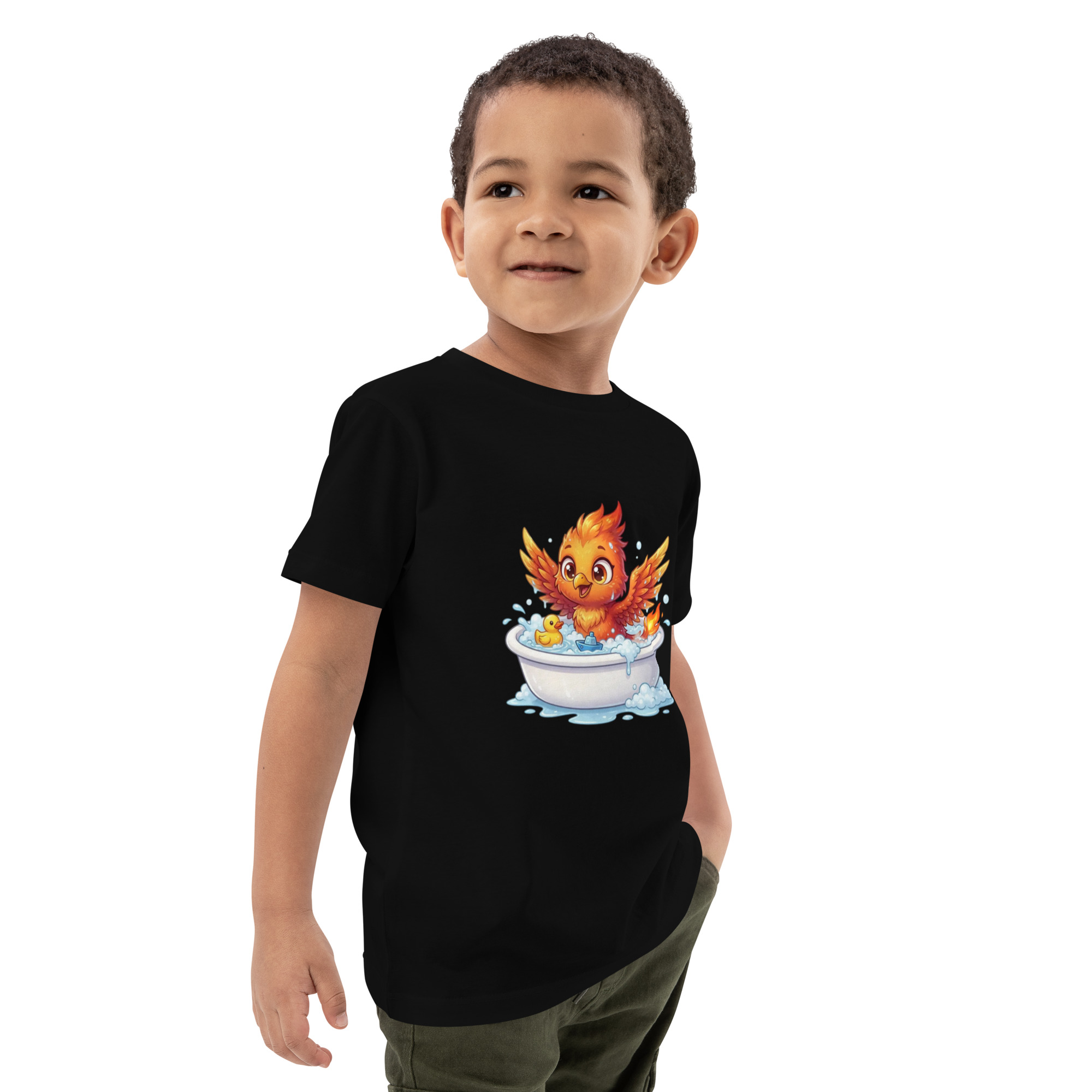 T-shirt en coton bio enfant BABY PHOENIX LE BAIGNEUR – Image 4