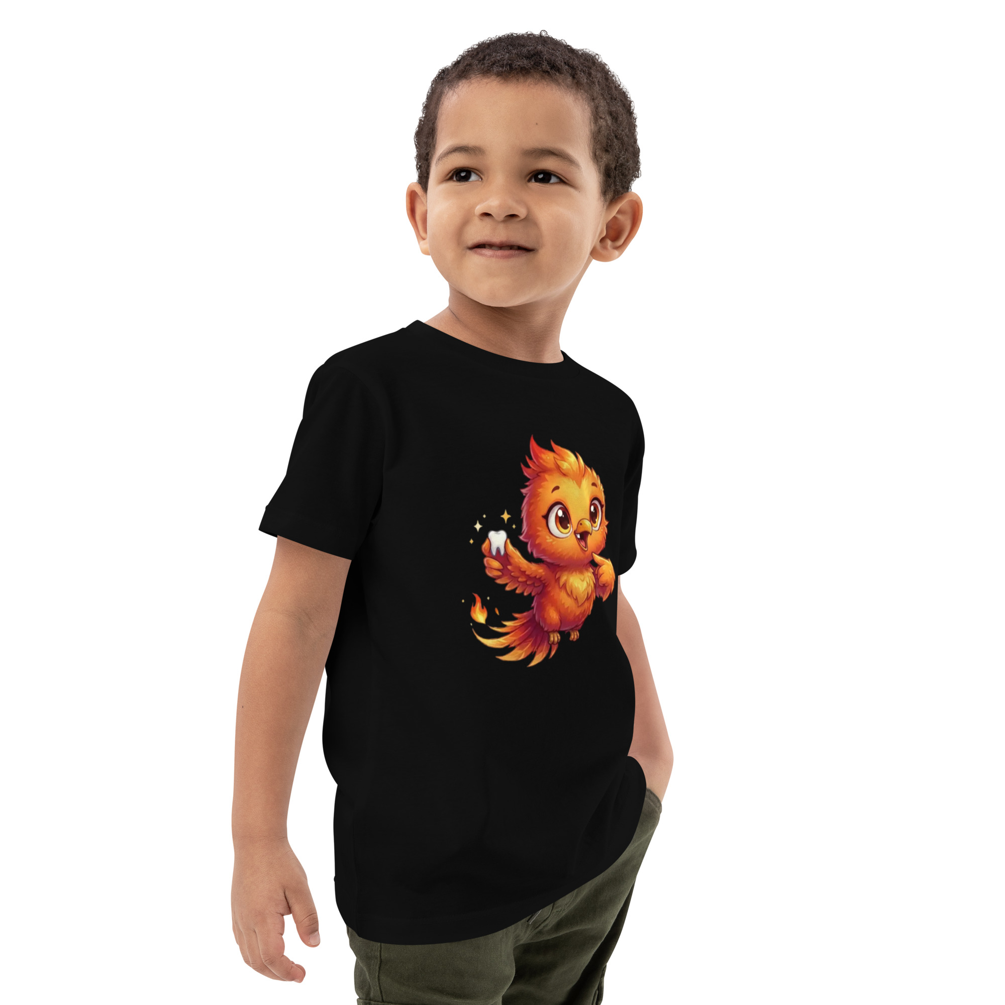 T-shirt en coton bio enfant BABY PHOENIX LA PREMIÈRE DENT – Image 4