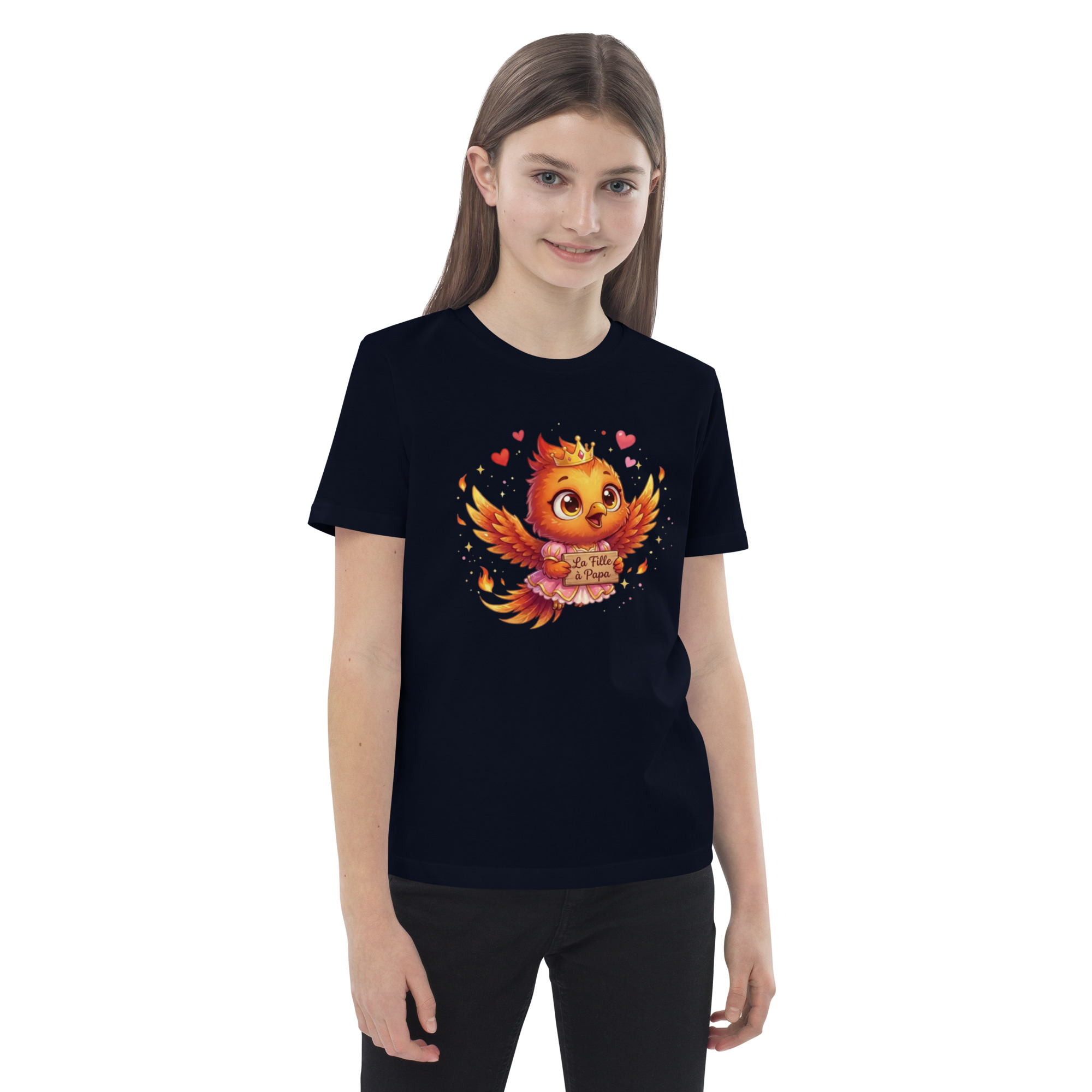 T-shirt en coton bio enfant BABY PHOENIX LA FILLE À PAPA – Image 5