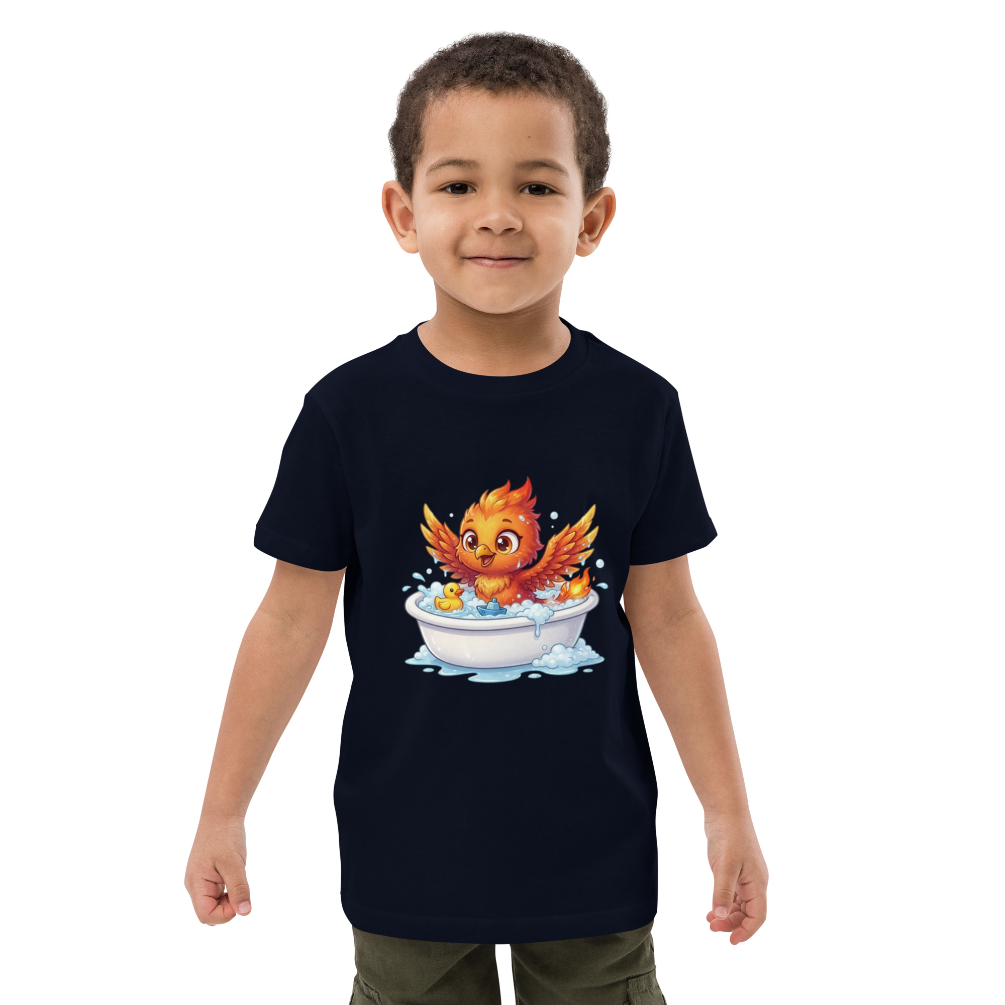 T-shirt en coton bio enfant BABY PHOENIX LE BAIGNEUR – Image 2
