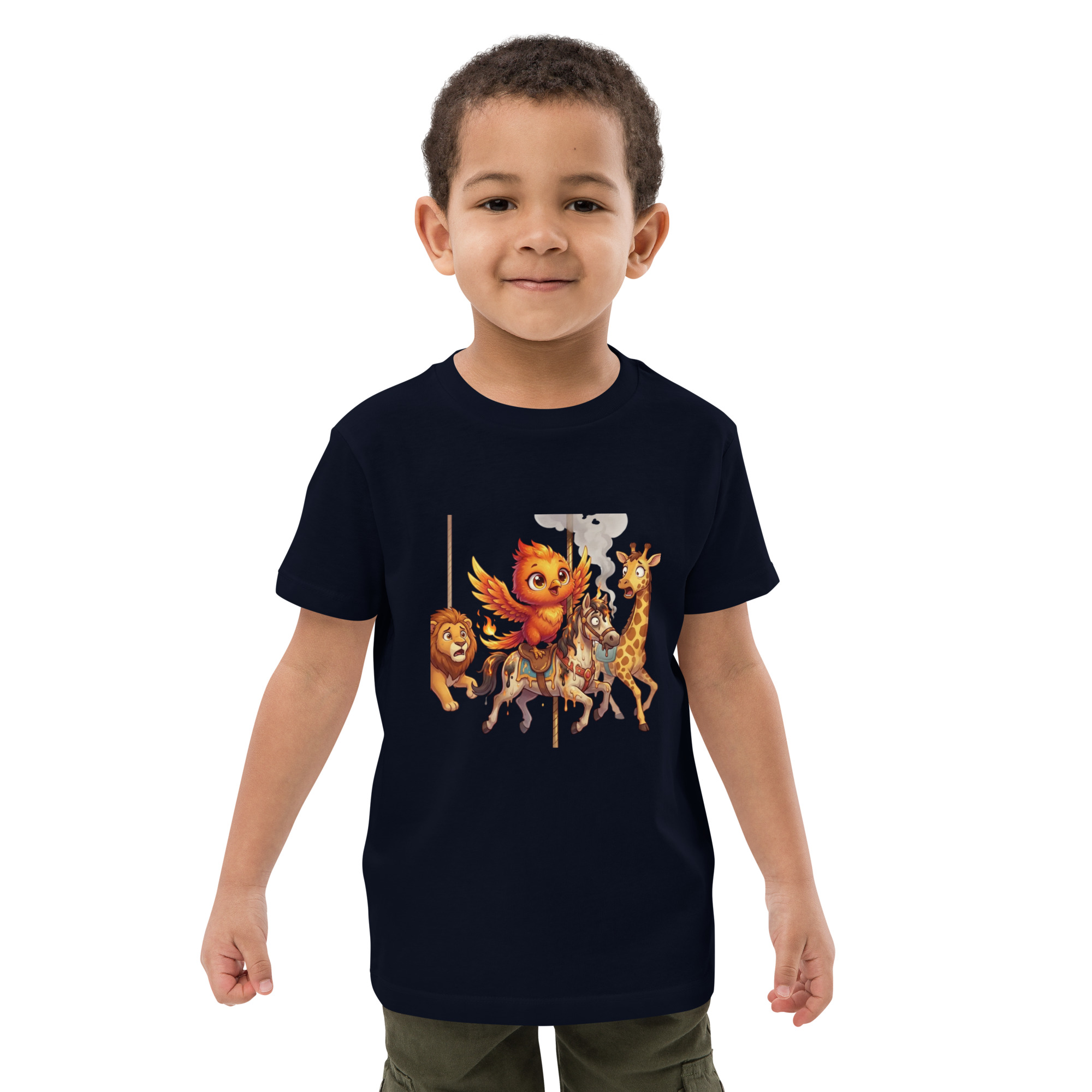 T-shirt en coton bio enfant BABY PHOENIX LE CARROUSEL – Image 2