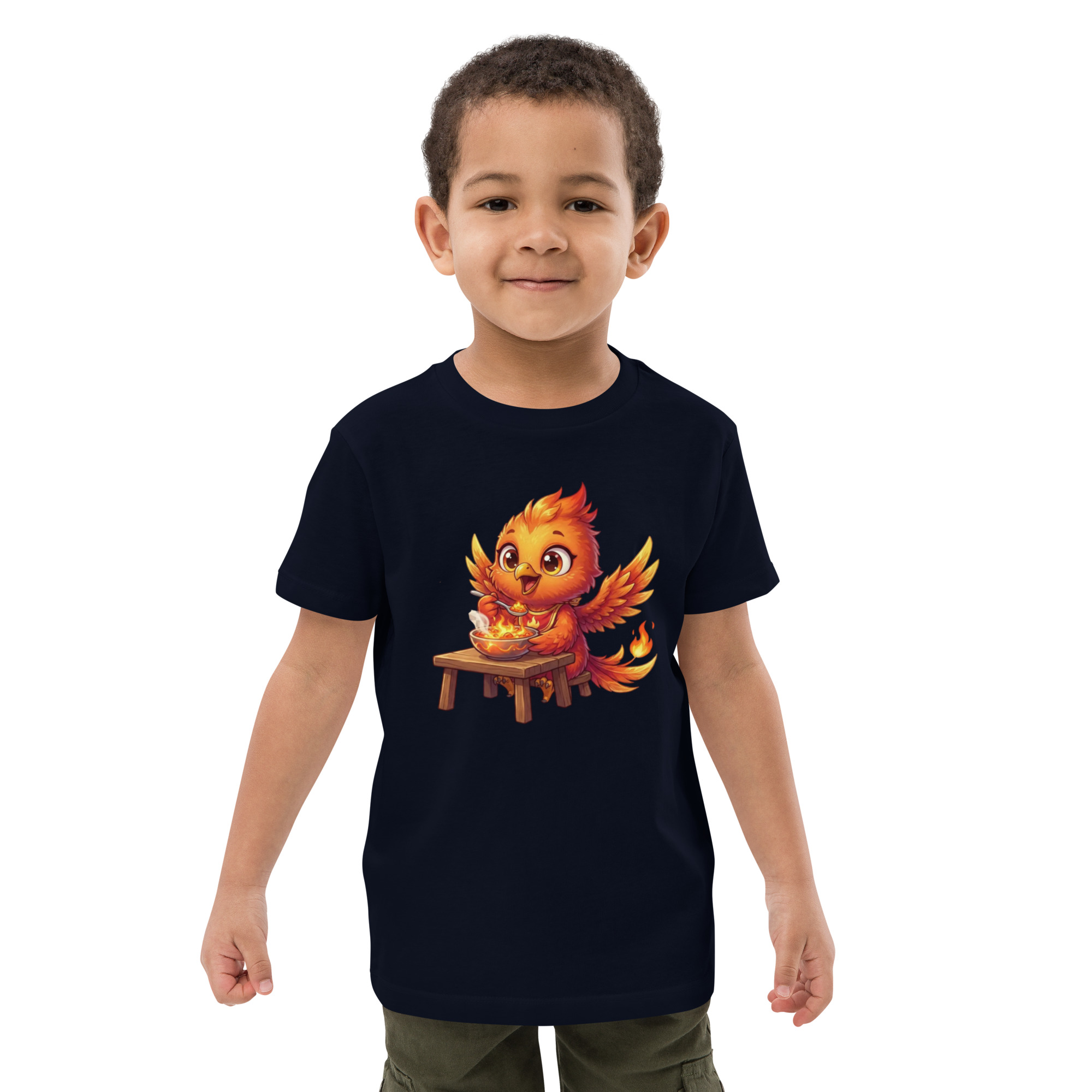 T-shirt en coton bio enfant BABY PHOENIX À TABLE – Image 2