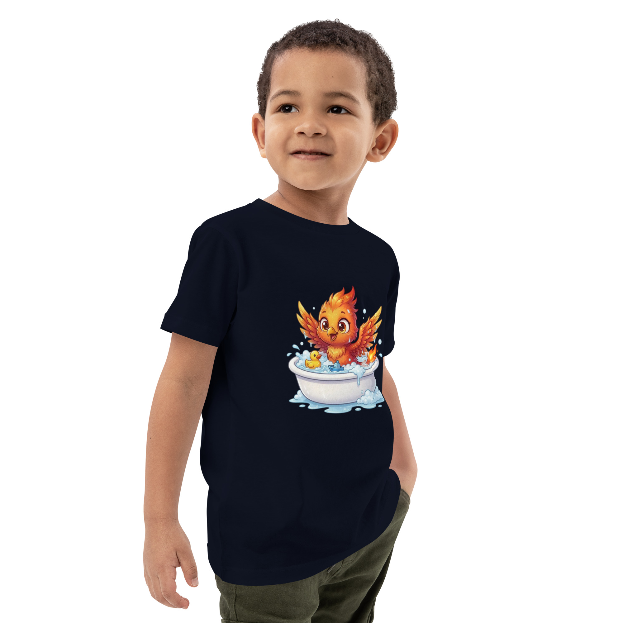 T-shirt en coton bio enfant BABY PHOENIX LE BAIGNEUR – Image 5