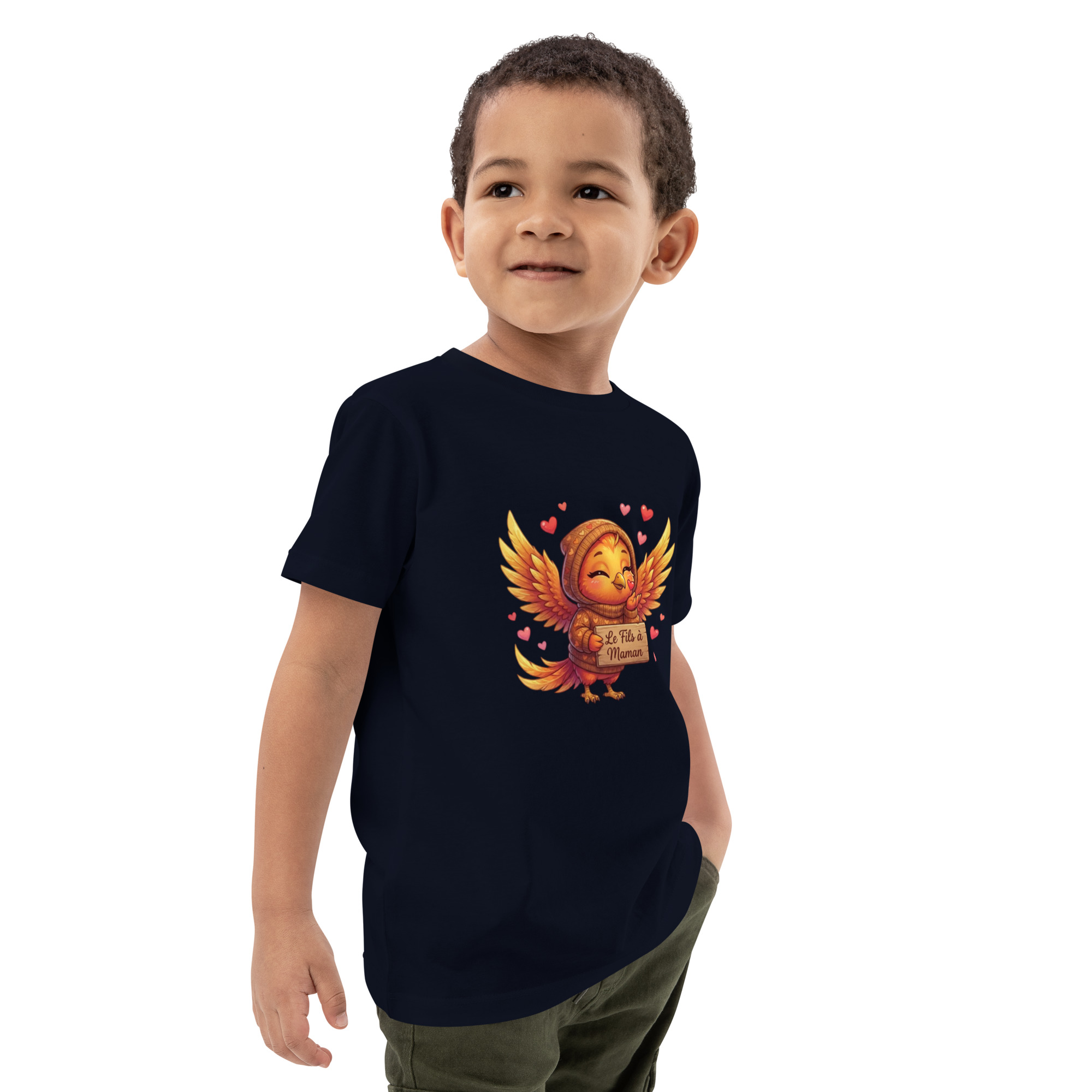 T-shirt en coton bio enfant BABY PHOENIX LE FILS À MAMAN – Image 5
