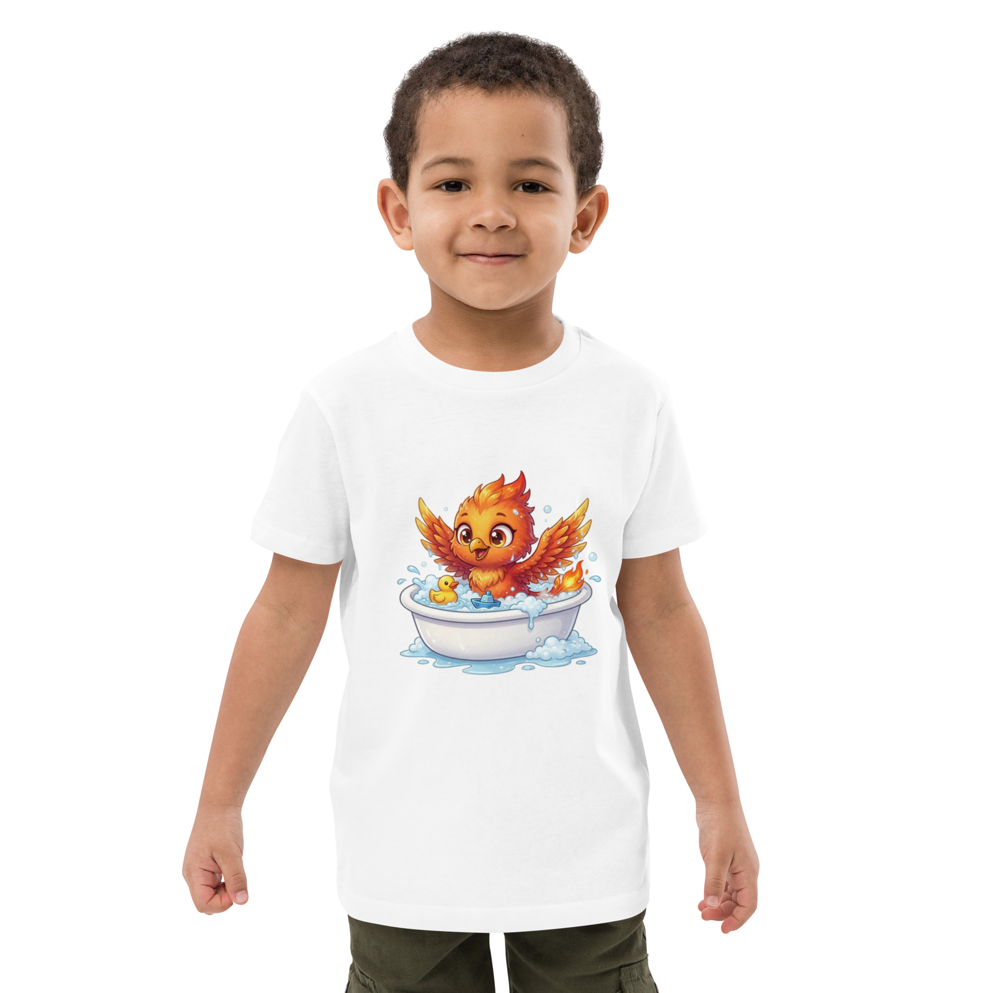 T-shirt en coton bio enfant BABY PHOENIX LE BAIGNEUR – Image 3