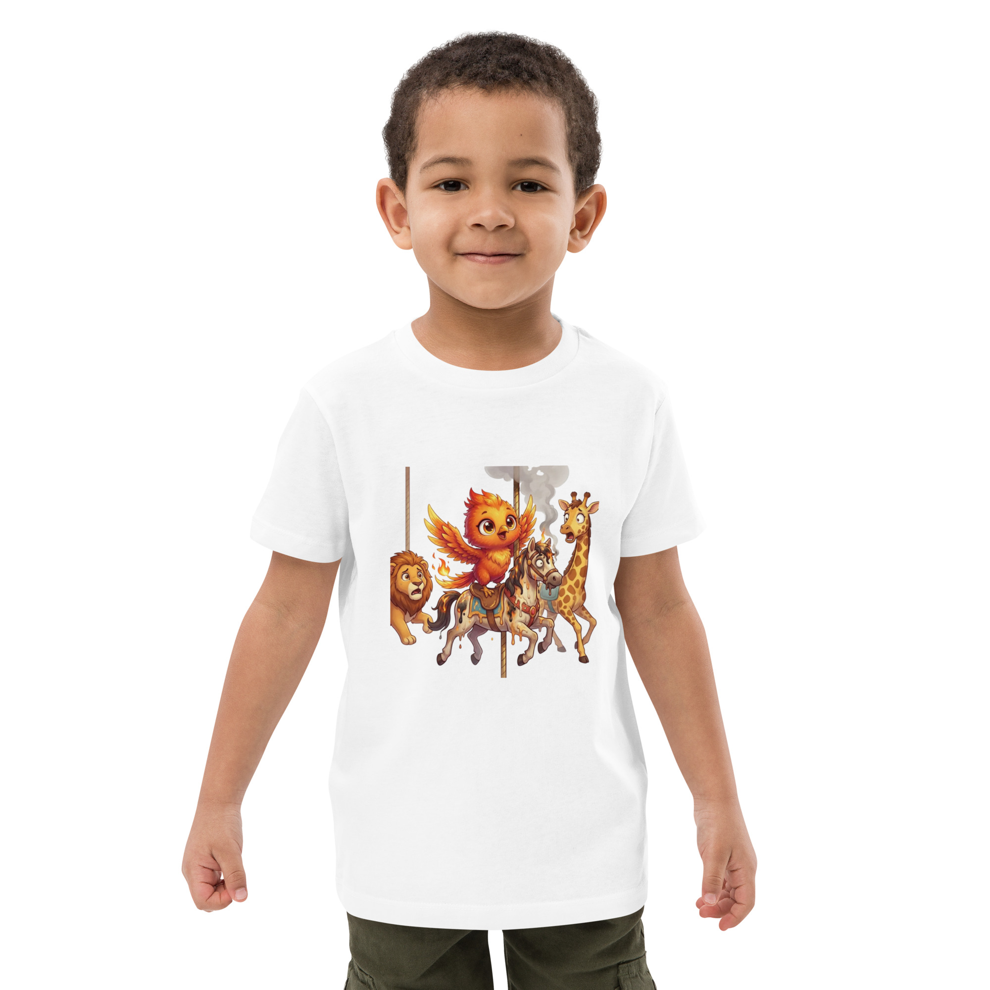 T-shirt en coton bio enfant BABY PHOENIX LE CARROUSEL – Image 3