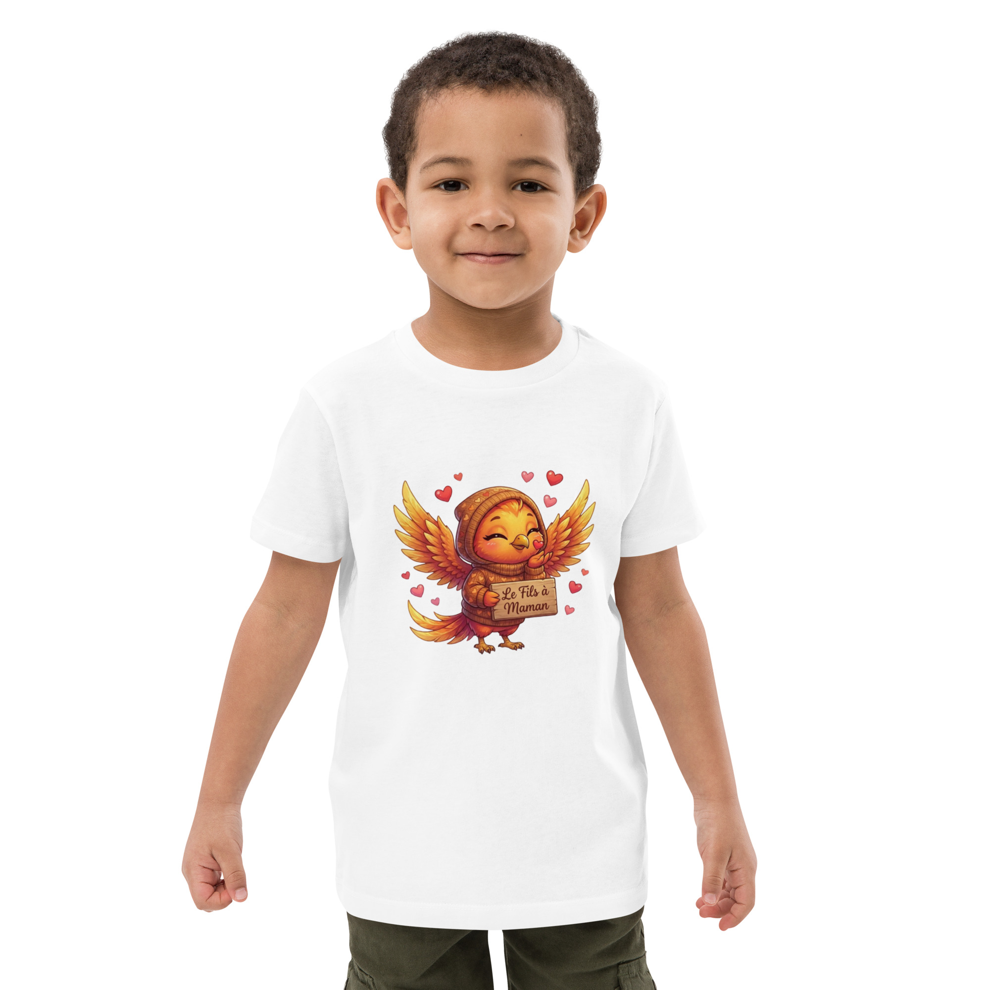 T-shirt en coton bio enfant BABY PHOENIX LE FILS À MAMAN – Image 3