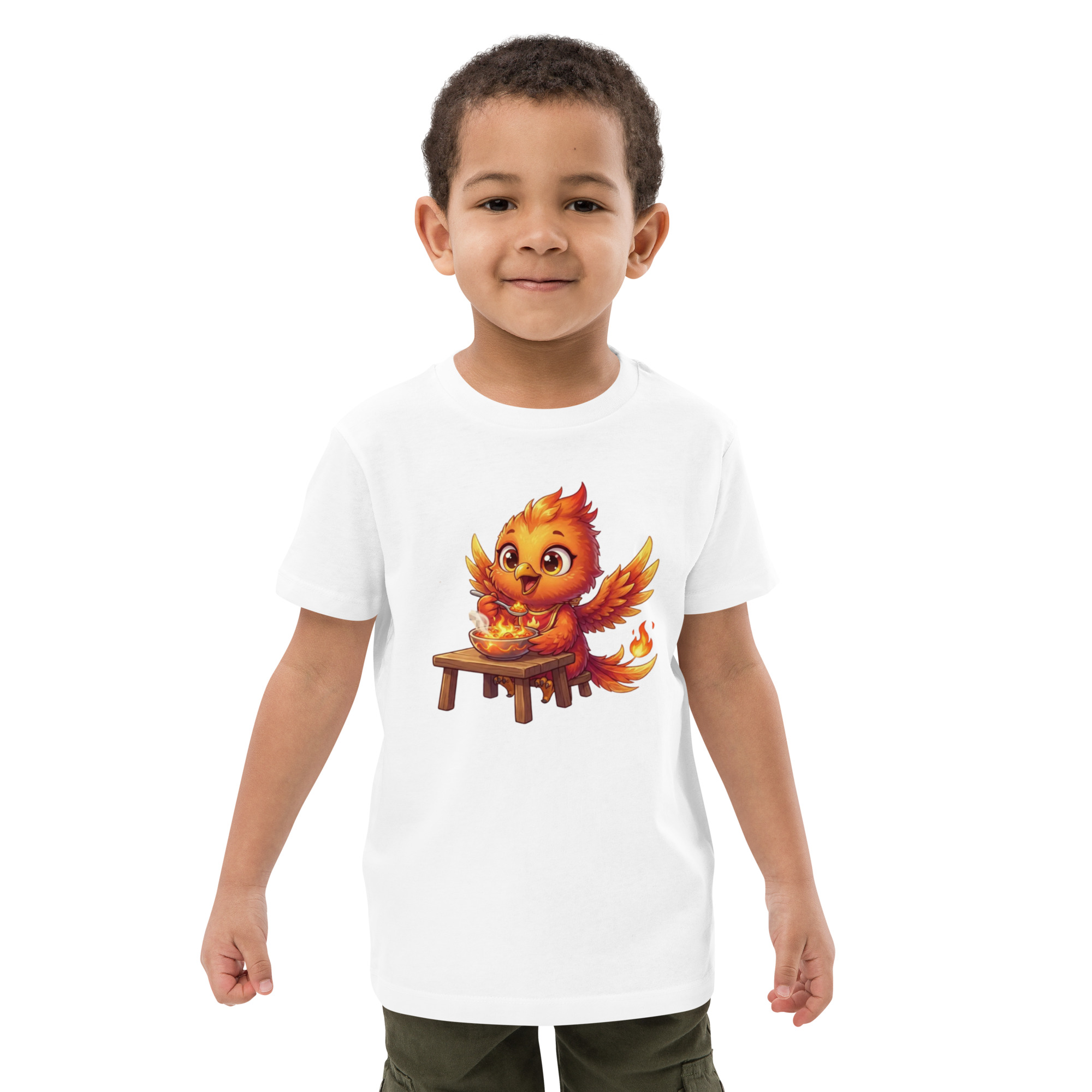 T-shirt en coton bio enfant BABY PHOENIX À TABLE – Image 3