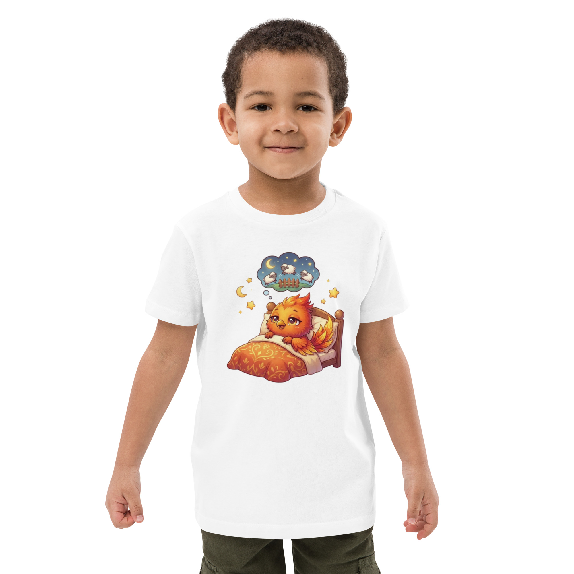 T-shirt en coton bio enfant BABY PHOENIX COMPTE LES MOUTONS – Image 3