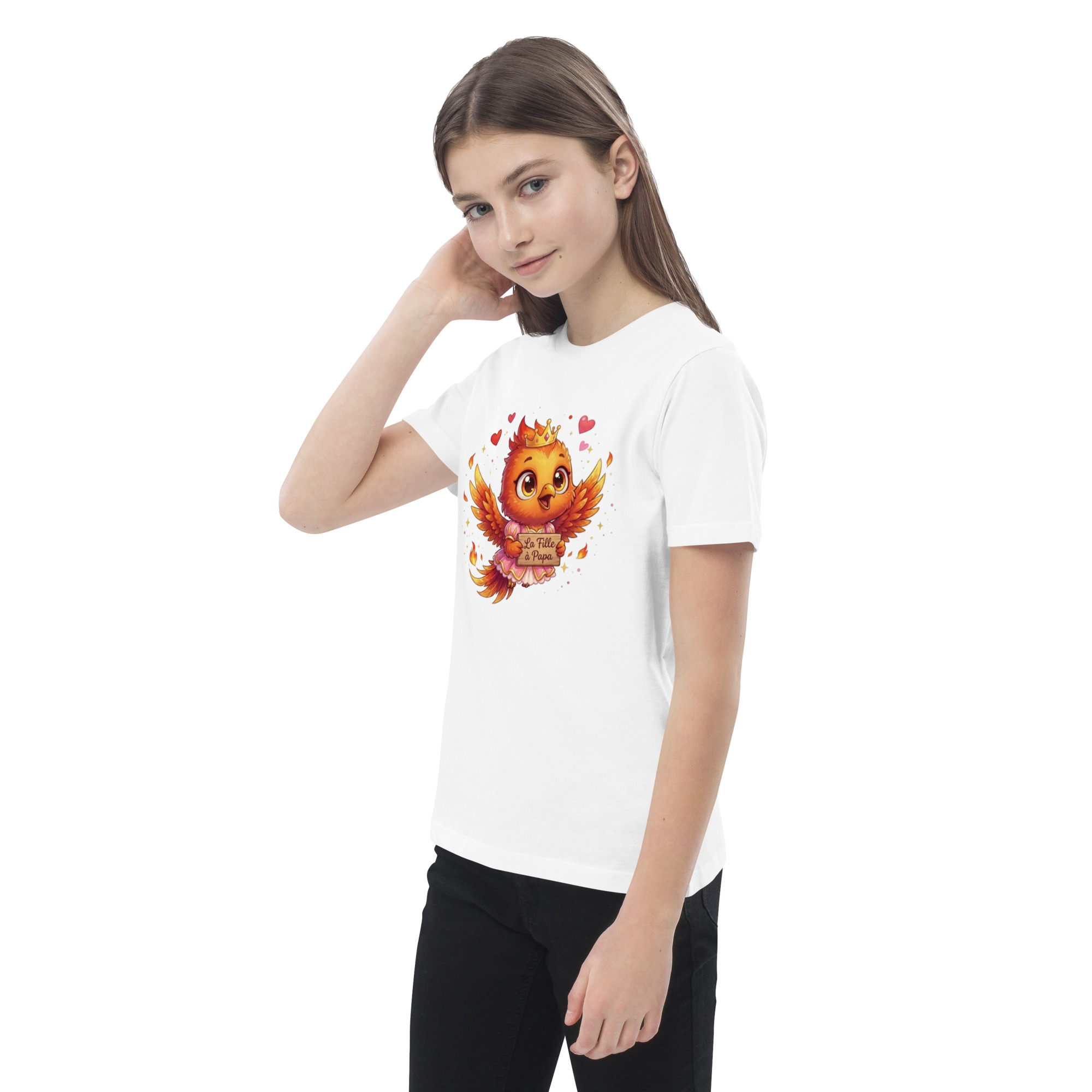 T-shirt en coton bio enfant BABY PHOENIX LA FILLE À PAPA – Image 12