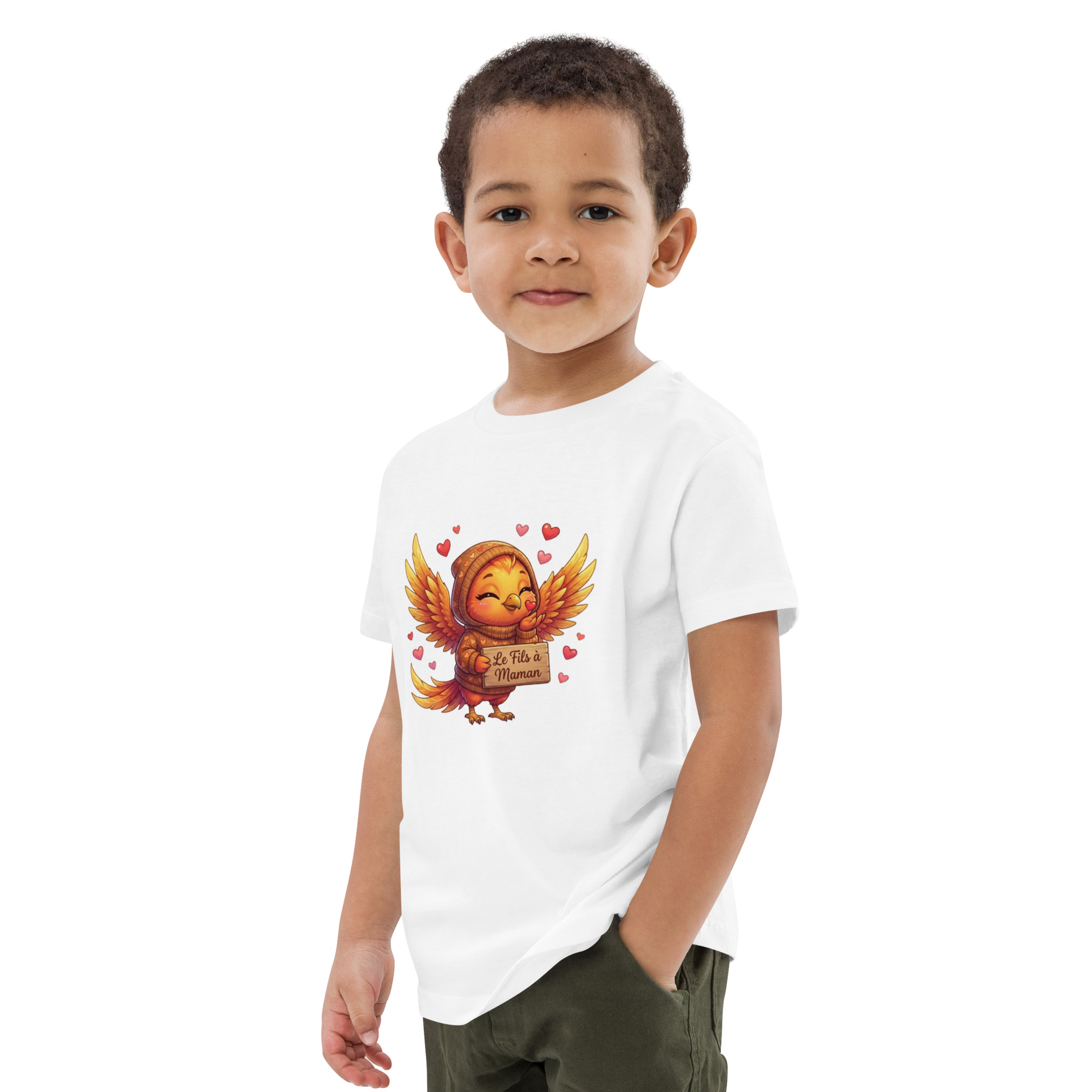 T-shirt en coton bio enfant BABY PHOENIX LE FILS À MAMAN – Image 9