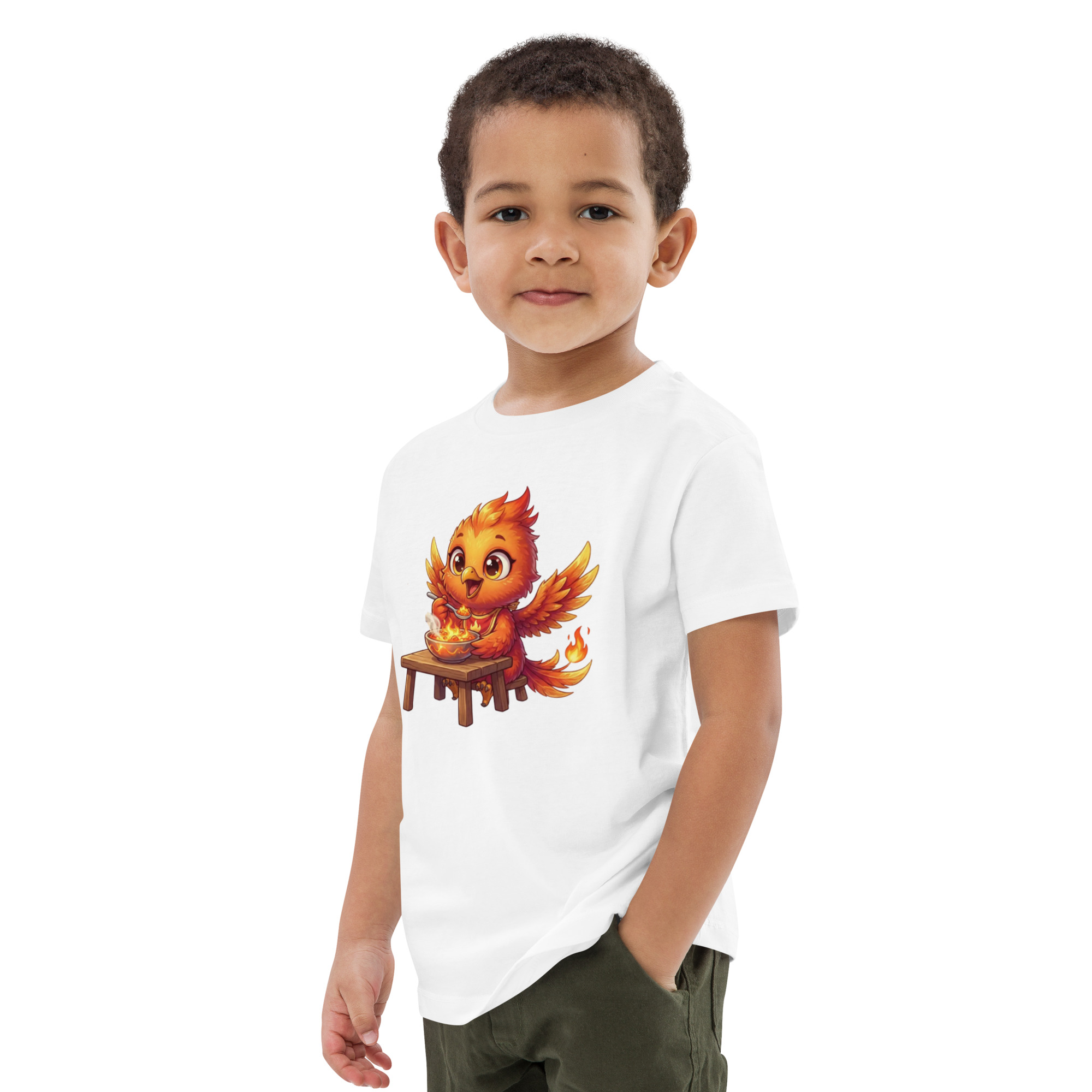 T-shirt en coton bio enfant BABY PHOENIX À TABLE – Image 9