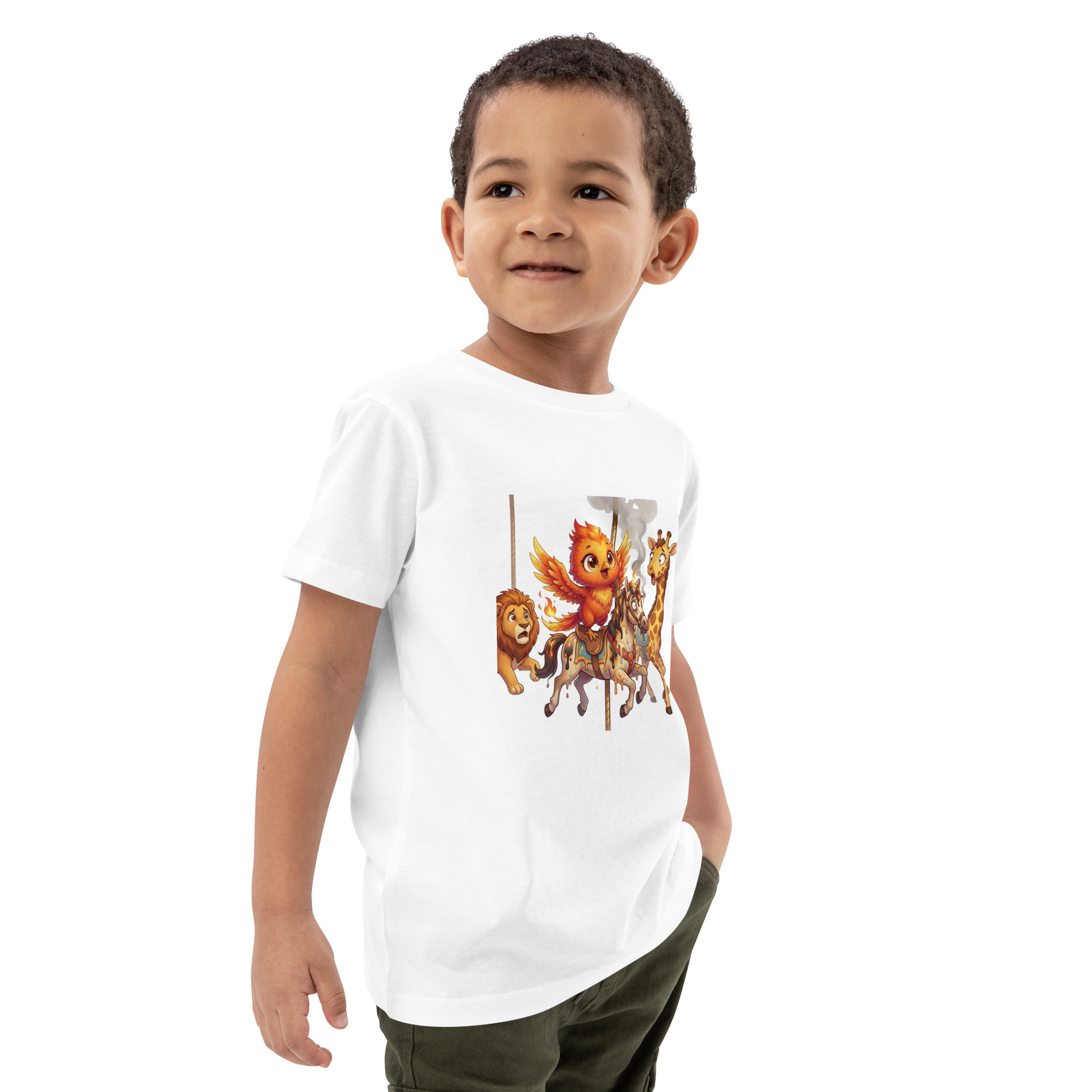 T-shirt en coton bio enfant BABY PHOENIX LE CARROUSEL – Image 6