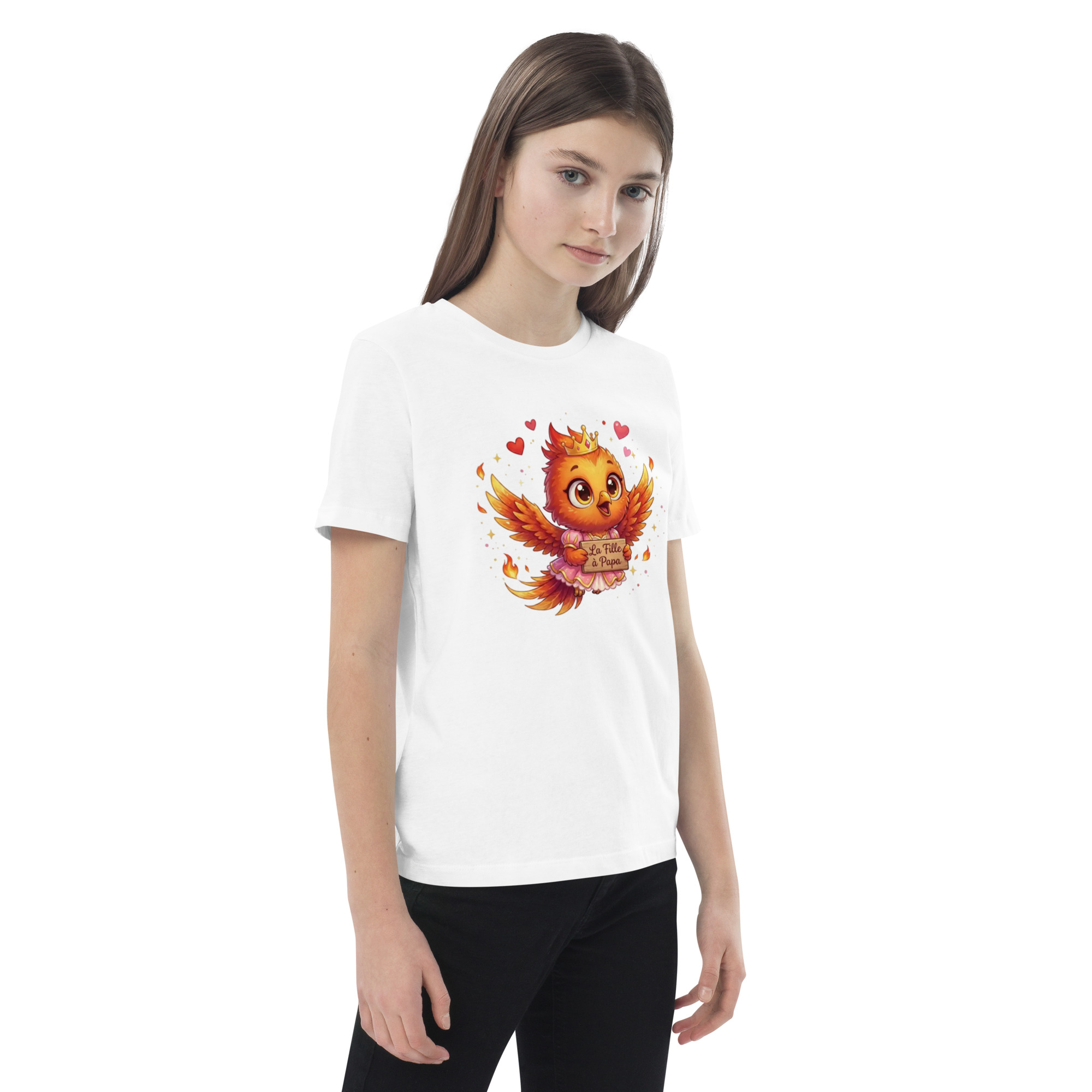 T-shirt en coton bio enfant BABY PHOENIX LA FILLE À PAPA – Image 9