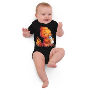 Body en coton bio bébé BABY PHOENIX LE BIBERON
