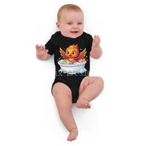 Body en coton bio bébé BABY PHOENIX LE BAIGNEUR