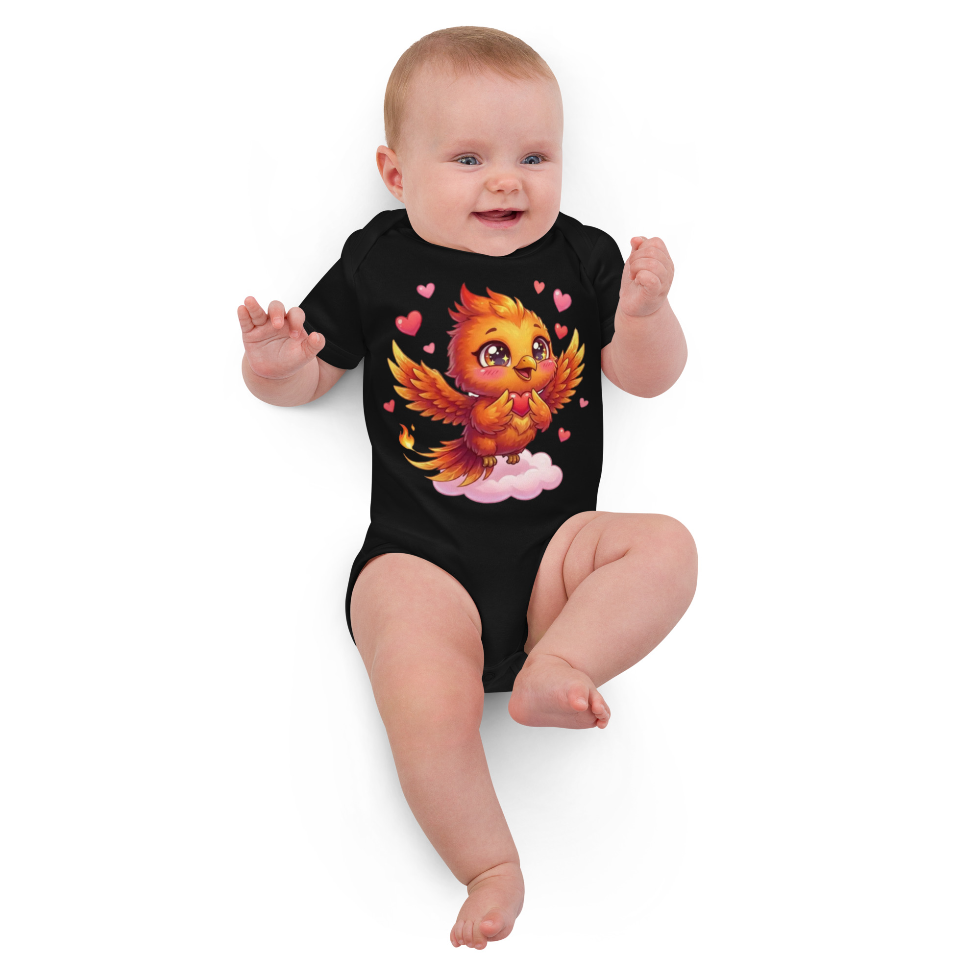 Body en coton bio bébé BABY PHOENIX L'AMOUREUX