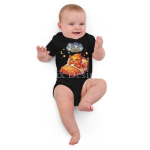 Body en coton bio bébé BABY PHOENIX COMPTE LES MOUTONS