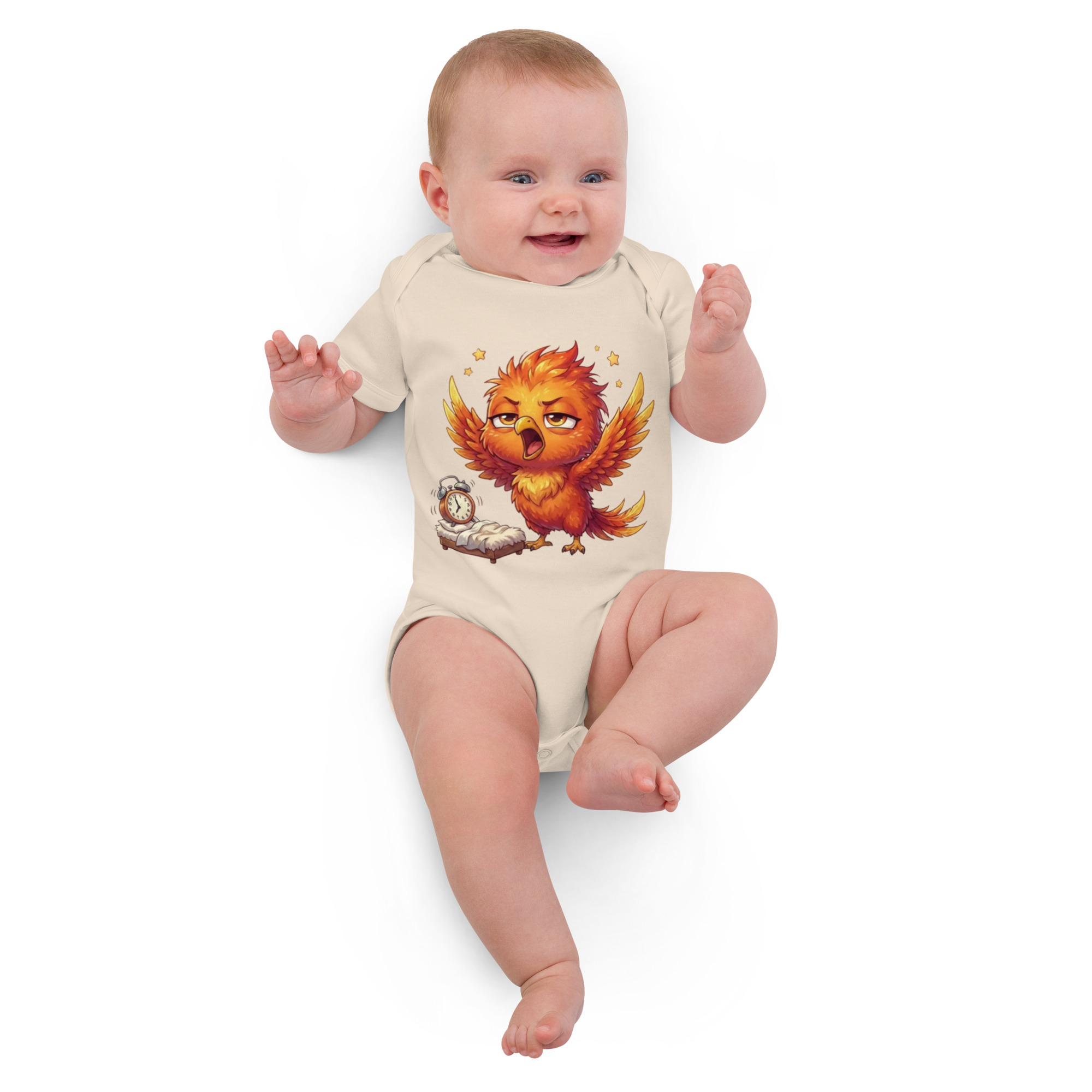 Body en coton bio bébé BABY PHOENIX LE FATIGUÉ – Image 2