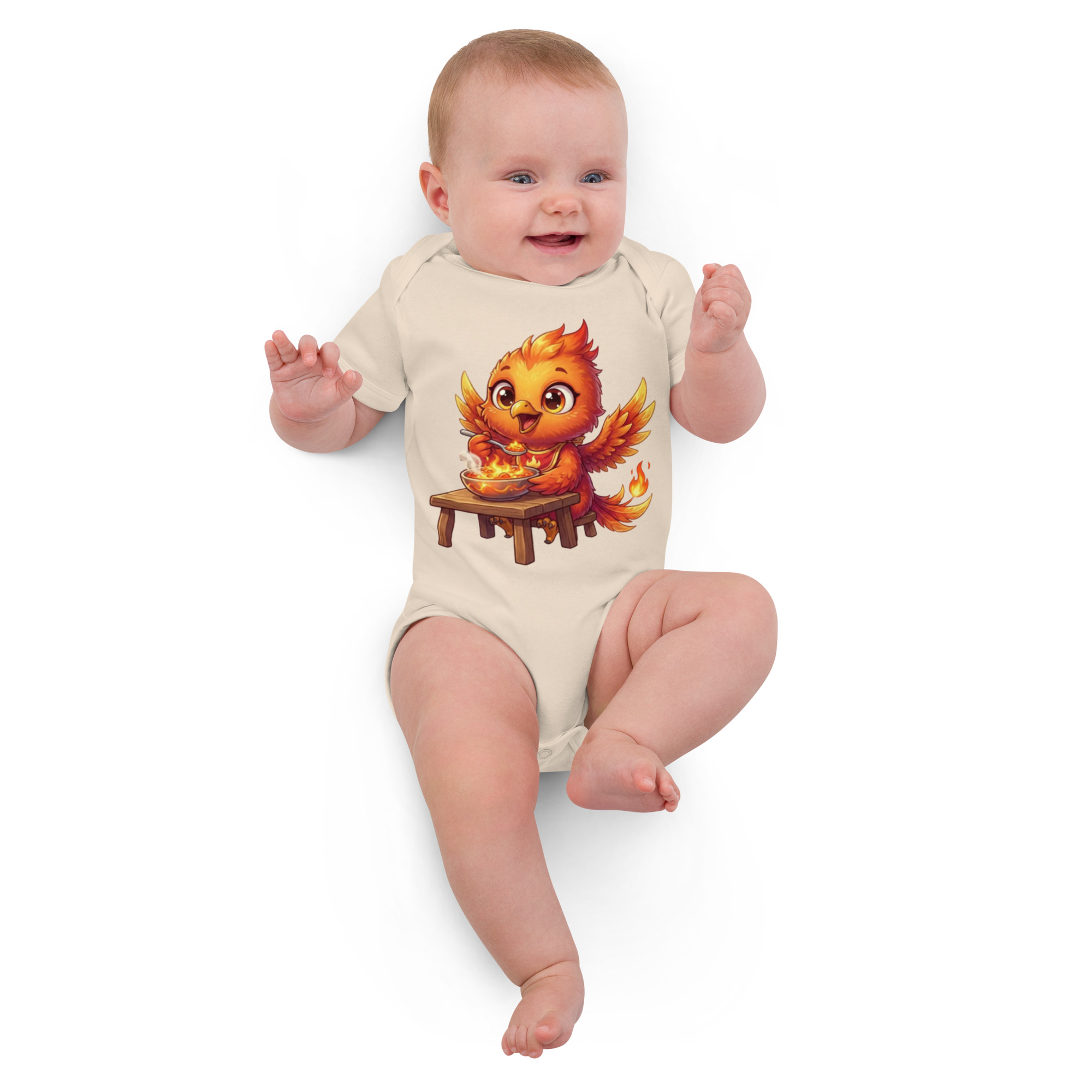 Body en coton bio bébé BABY PHOENIX À TABLE – Image 2