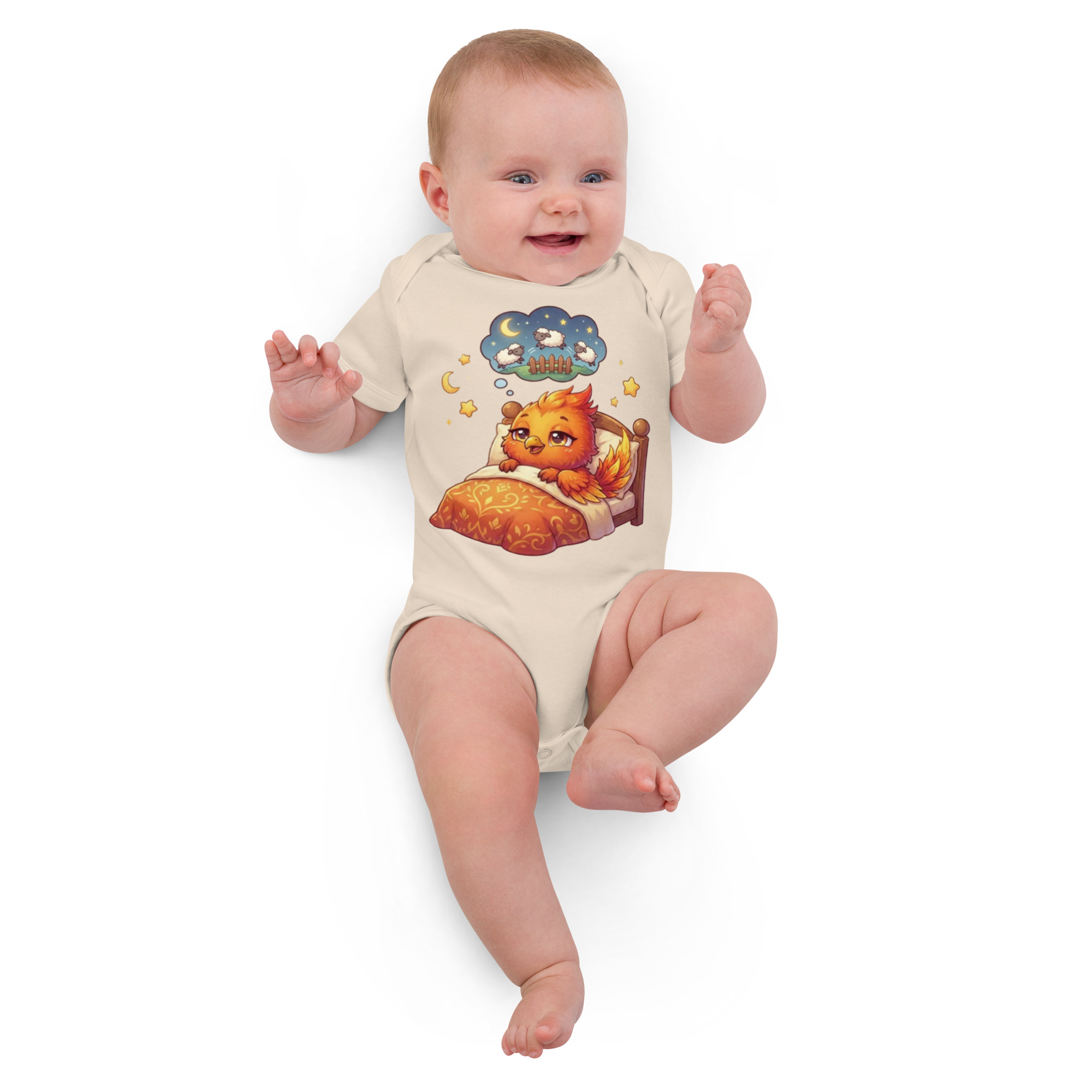 Body en coton bio bébé BABY PHOENIX COMPTE LES MOUTONS – Image 2