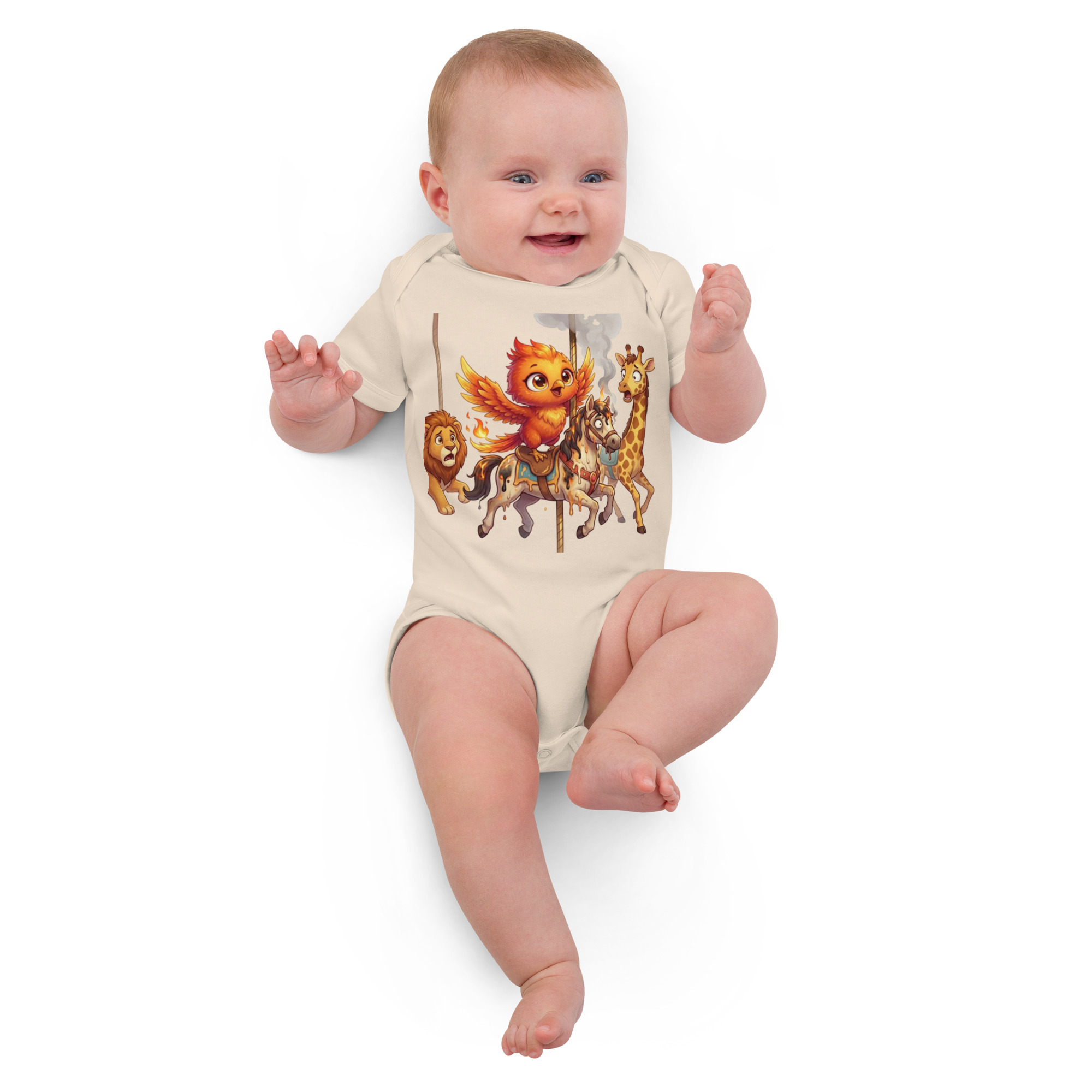 Body en coton bio bébé BABY PHOENIX LE CARROUSEL – Image 2