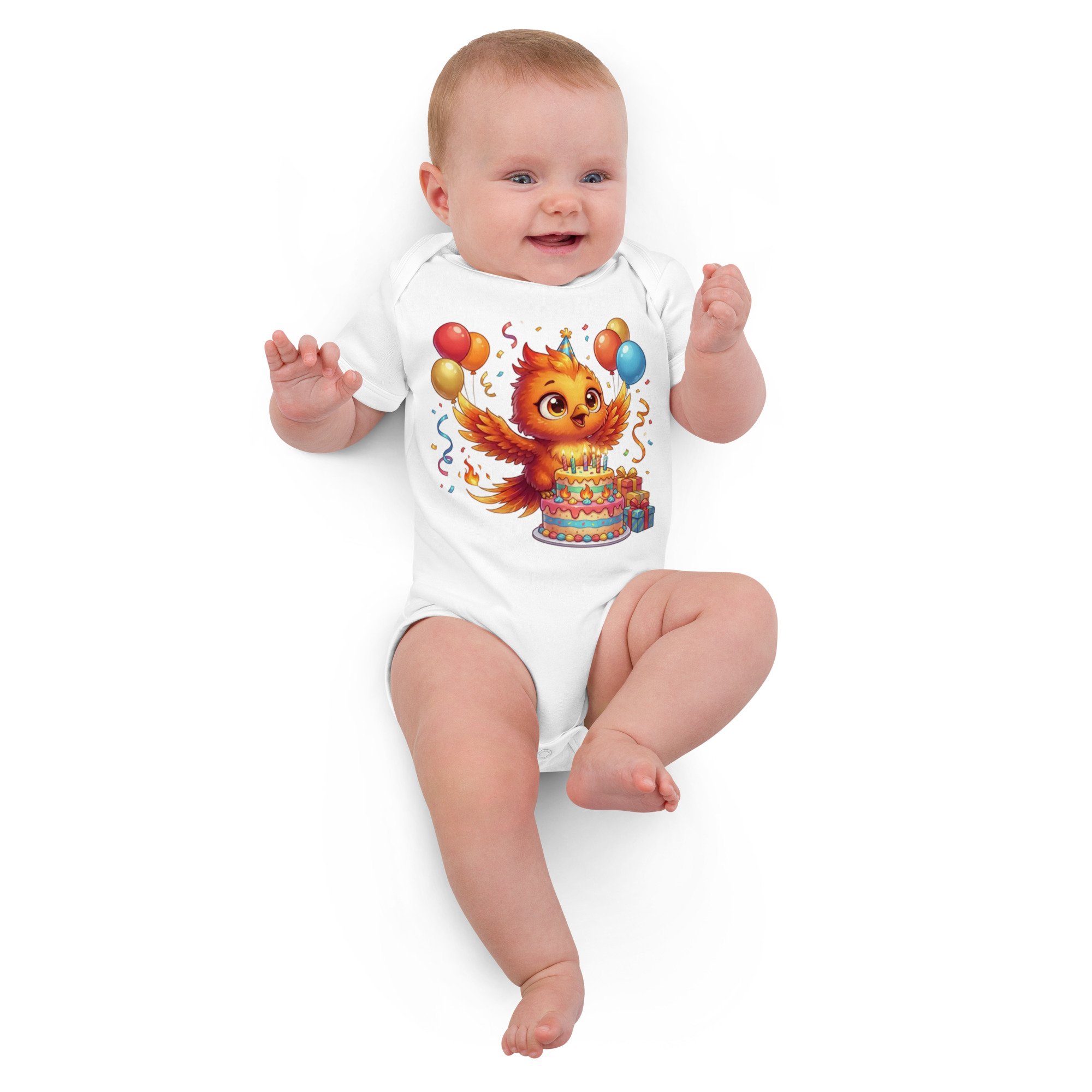 Body en coton bio bébé BABY PHOENIX L'ANNIVERSAIRE – Image 3