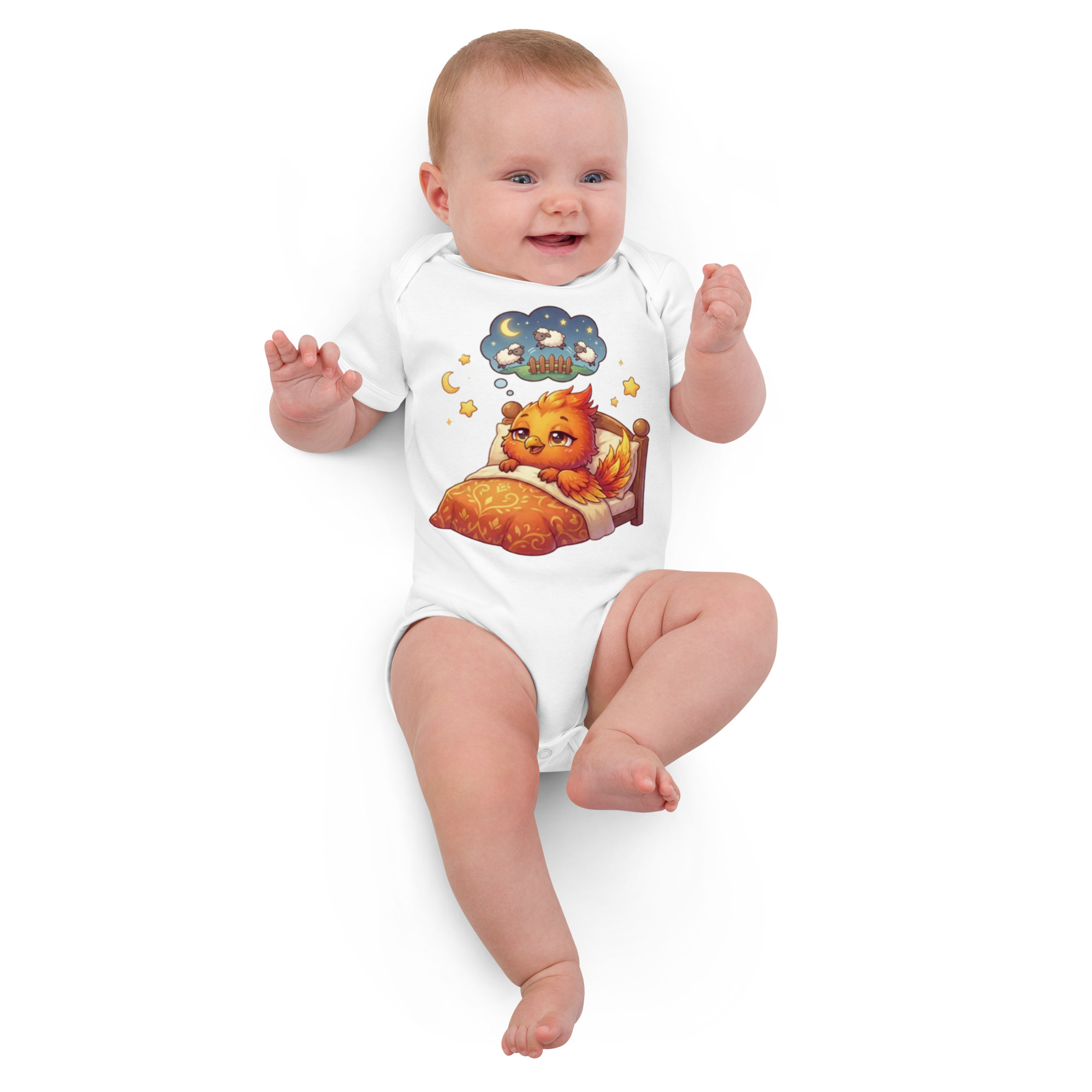 Body en coton bio bébé BABY PHOENIX COMPTE LES MOUTONS – Image 3