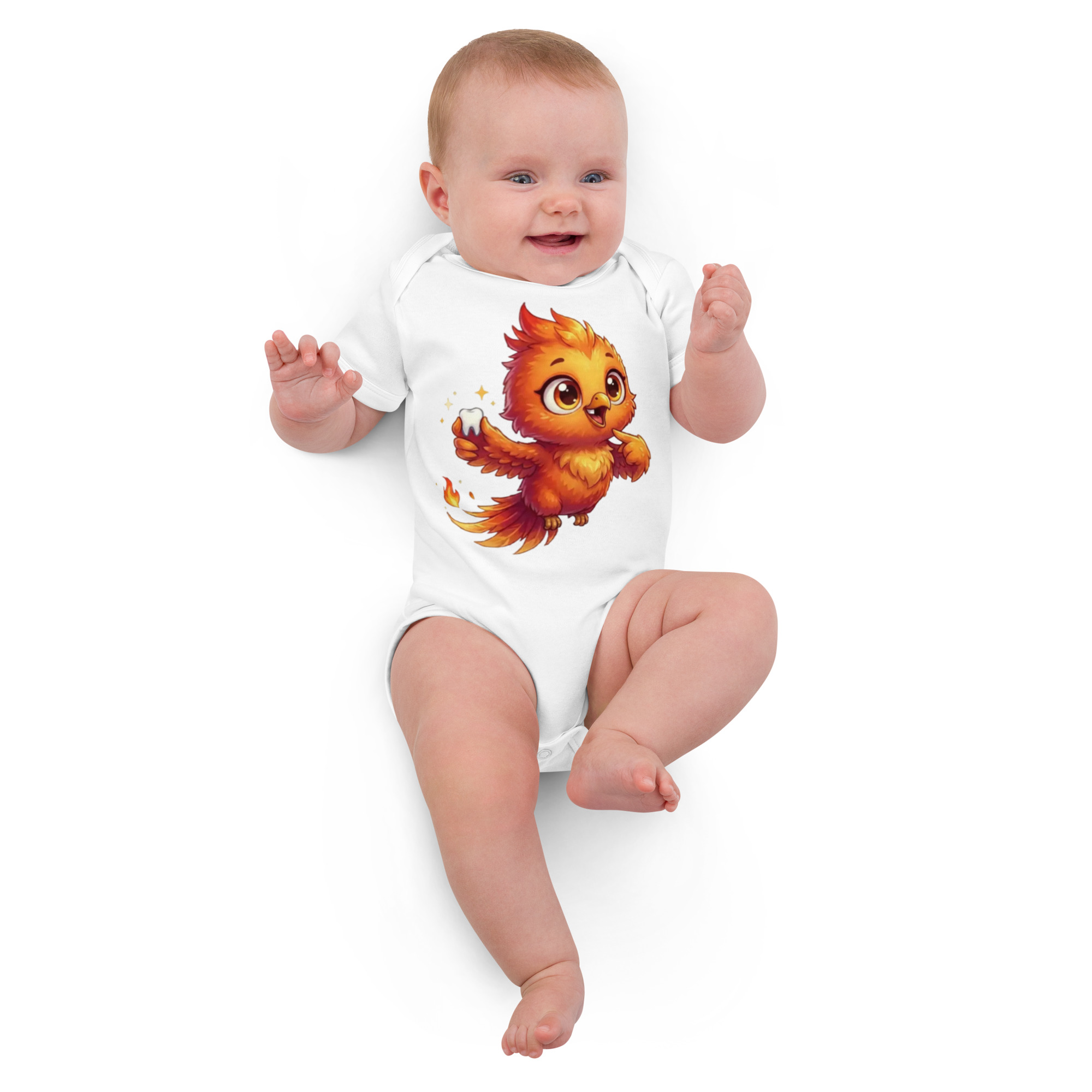 Body en coton bio bébé BABY PHOENIX LA PREMIÈRE DENT – Image 3