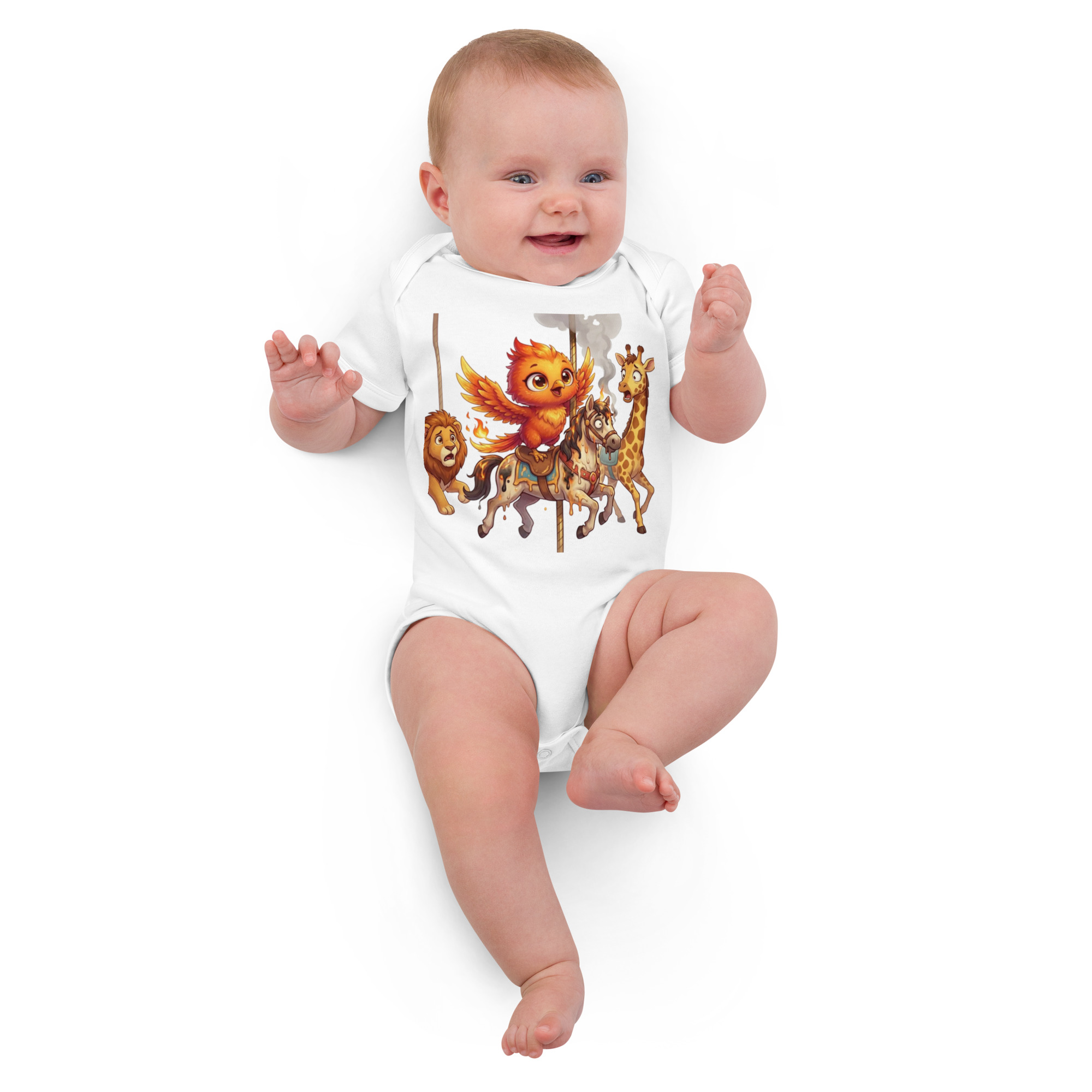 Body en coton bio bébé BABY PHOENIX LE CARROUSEL – Image 3